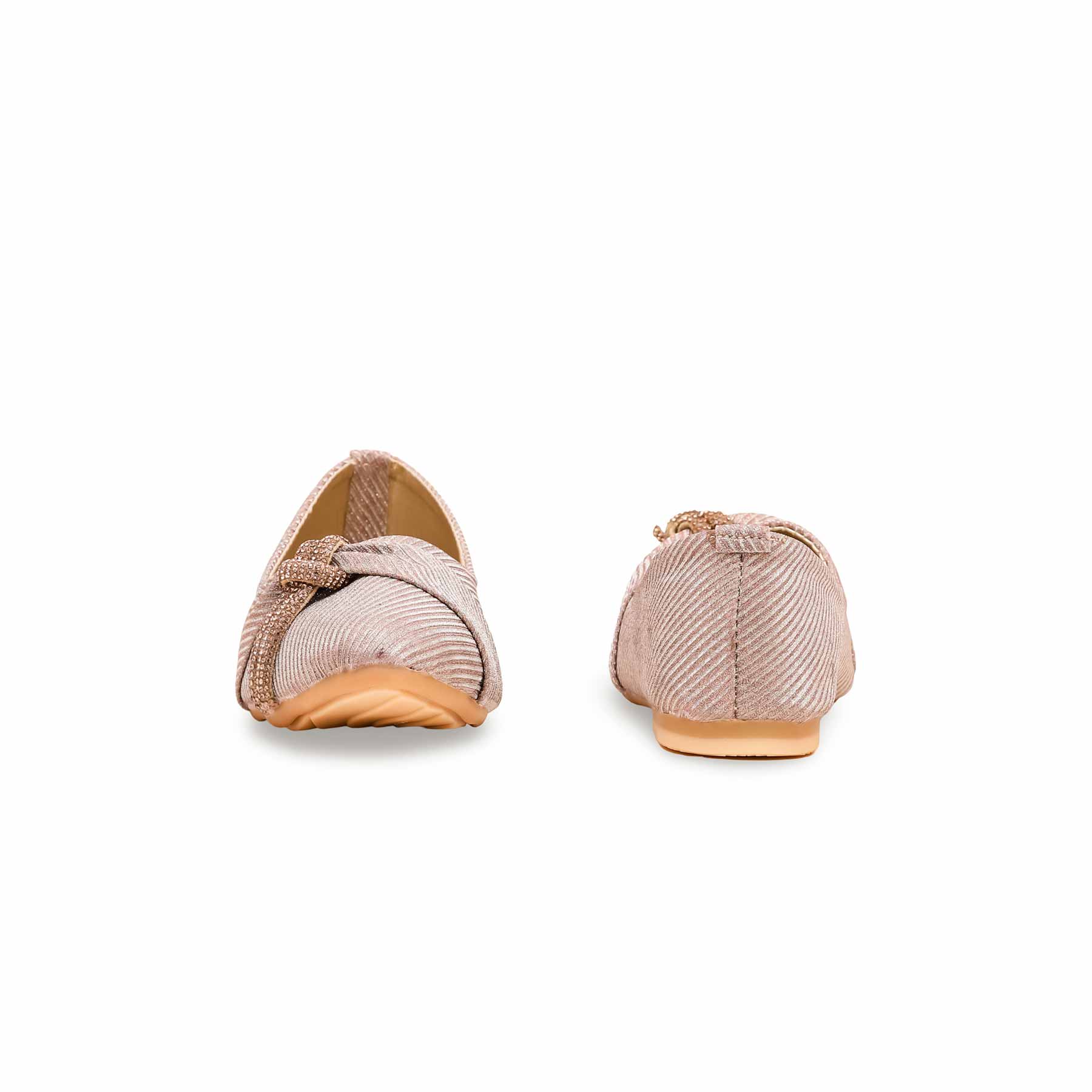 Girls Golden Fancy Pumps KD2423 - Image 3