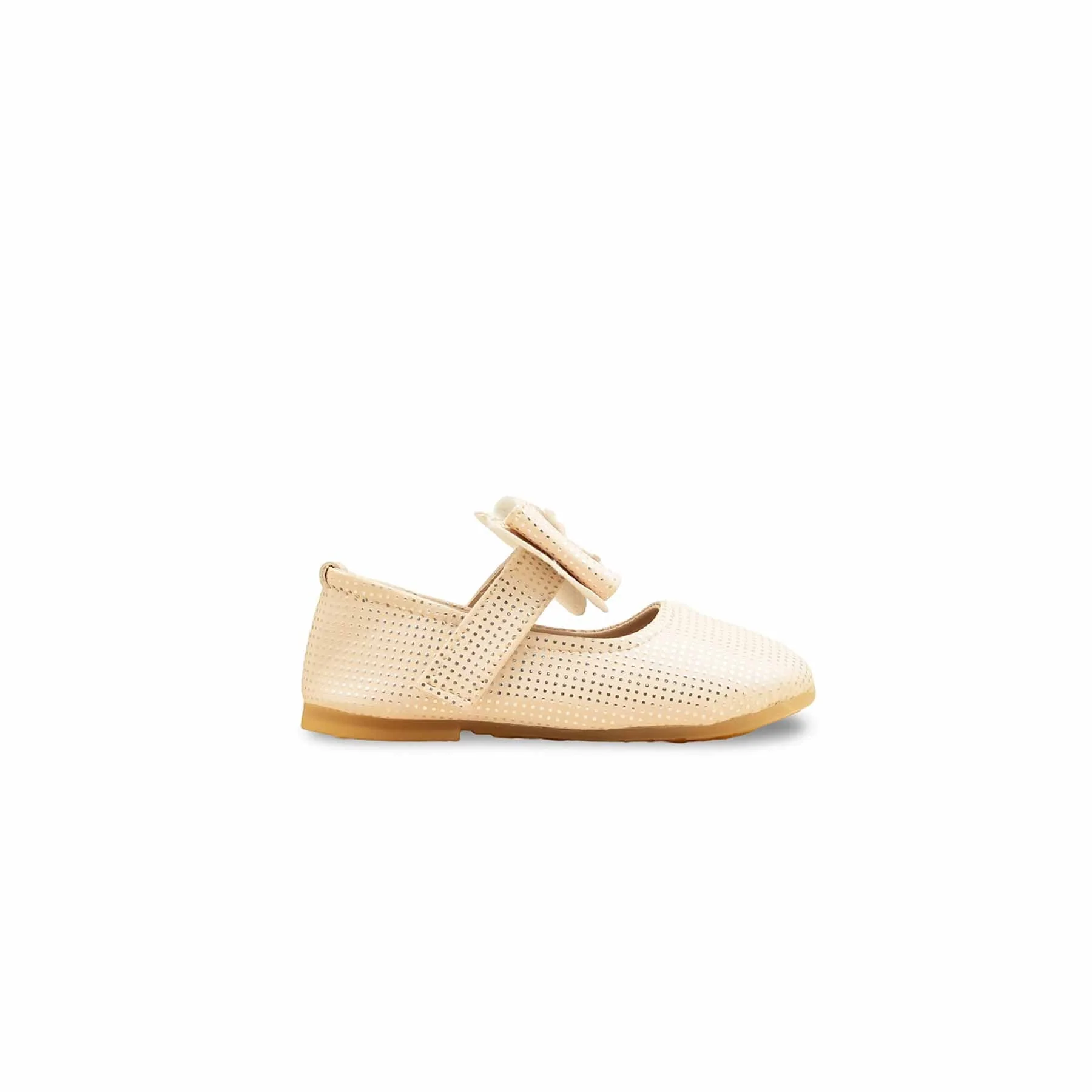 Girls Golden Fancy Pumps KD2531 - Image 2