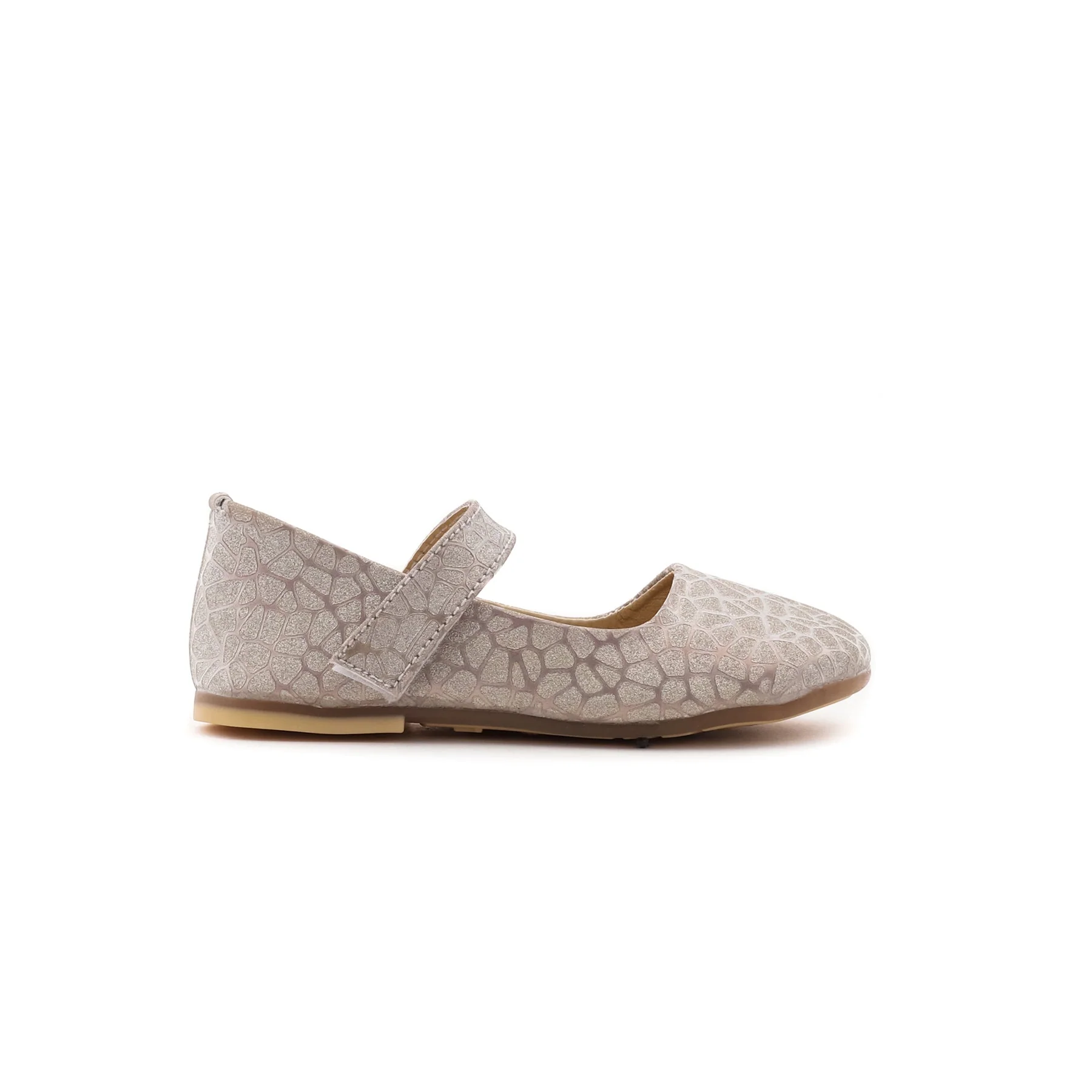 Girls Golden Fancy Pumps KD3837 - Image 2