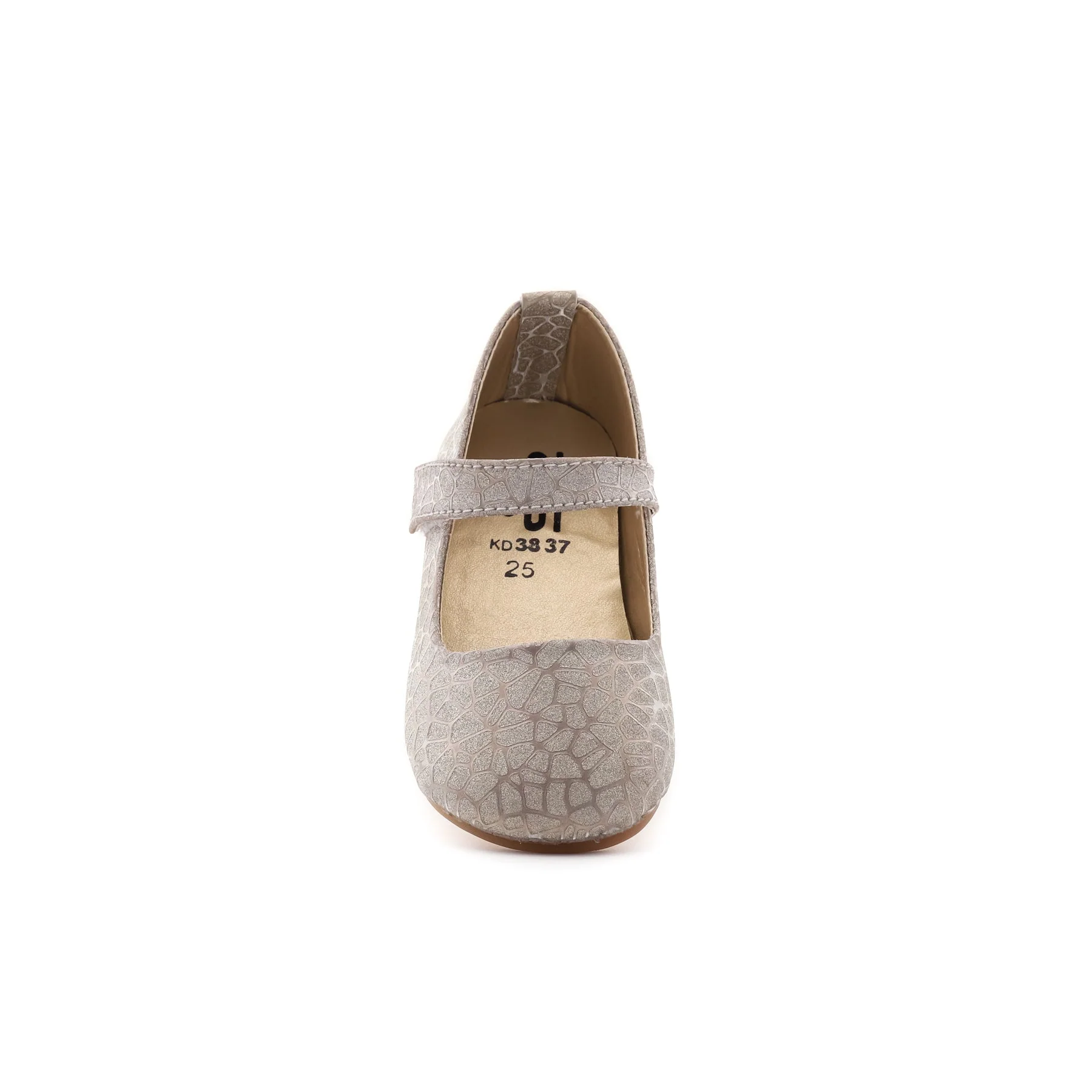 Girls Golden Fancy Pumps KD3837 - Image 3