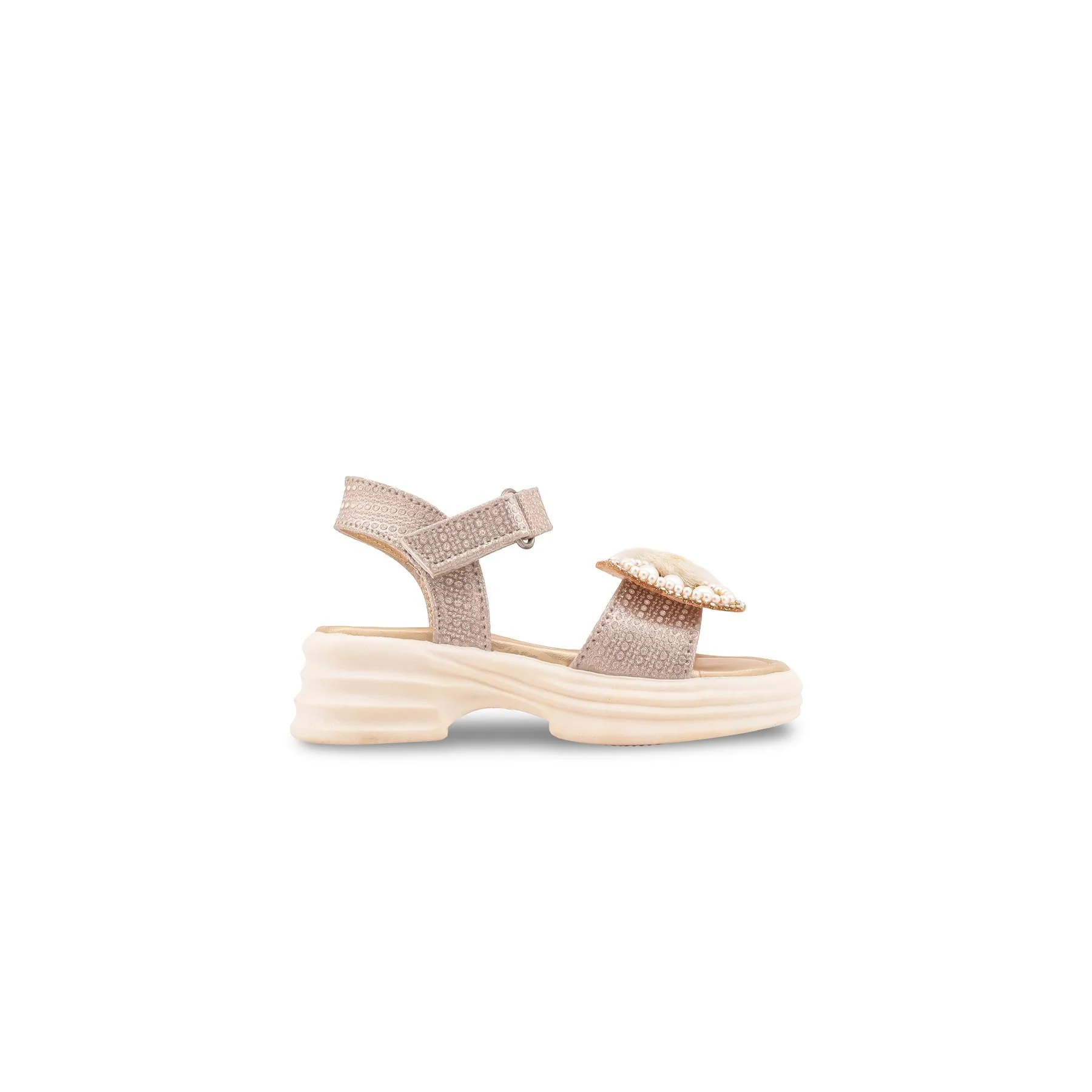 Girls Golden Fancy Sandal KD5821 - Image 2