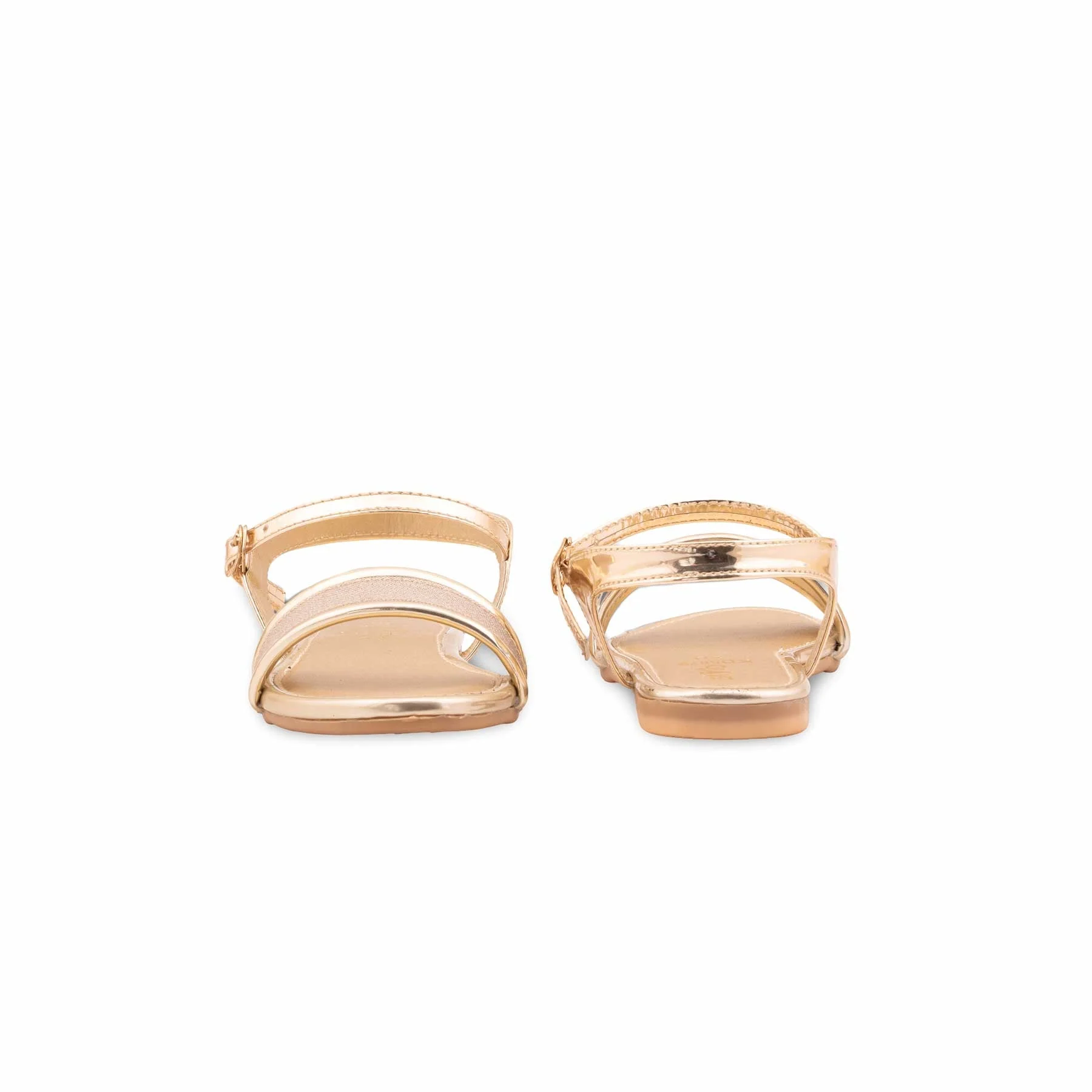 Girls Golden Fancy Sandal KD5879 - Image 4