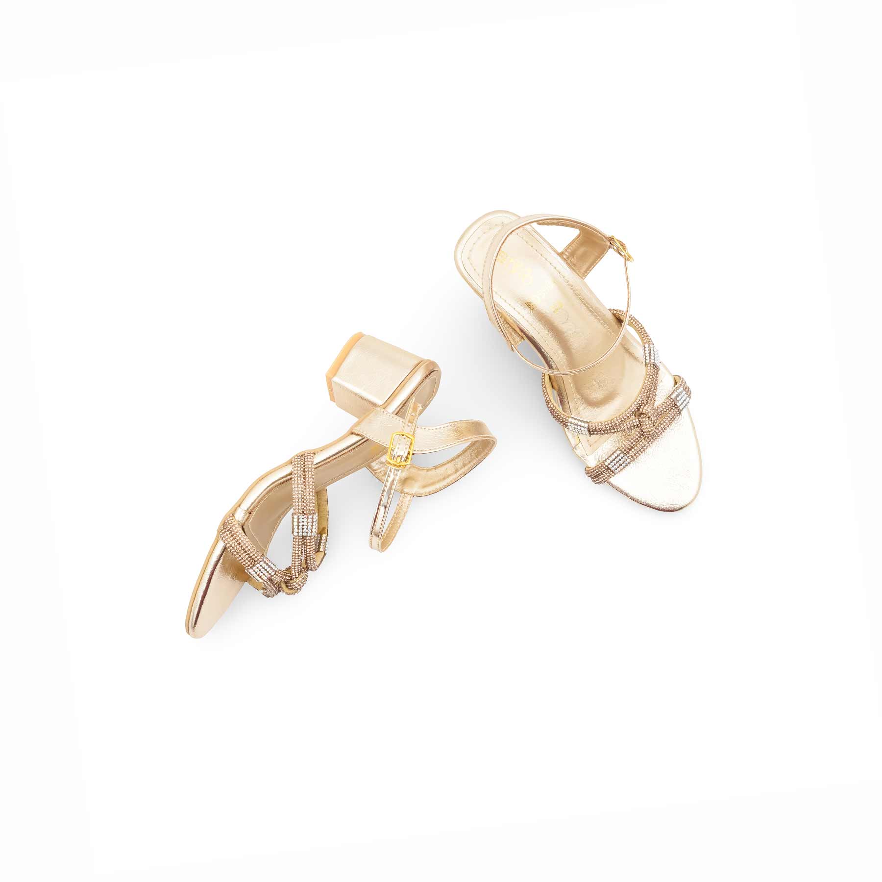 Girls Golden Fancy Sandal KD5901 - Image 5