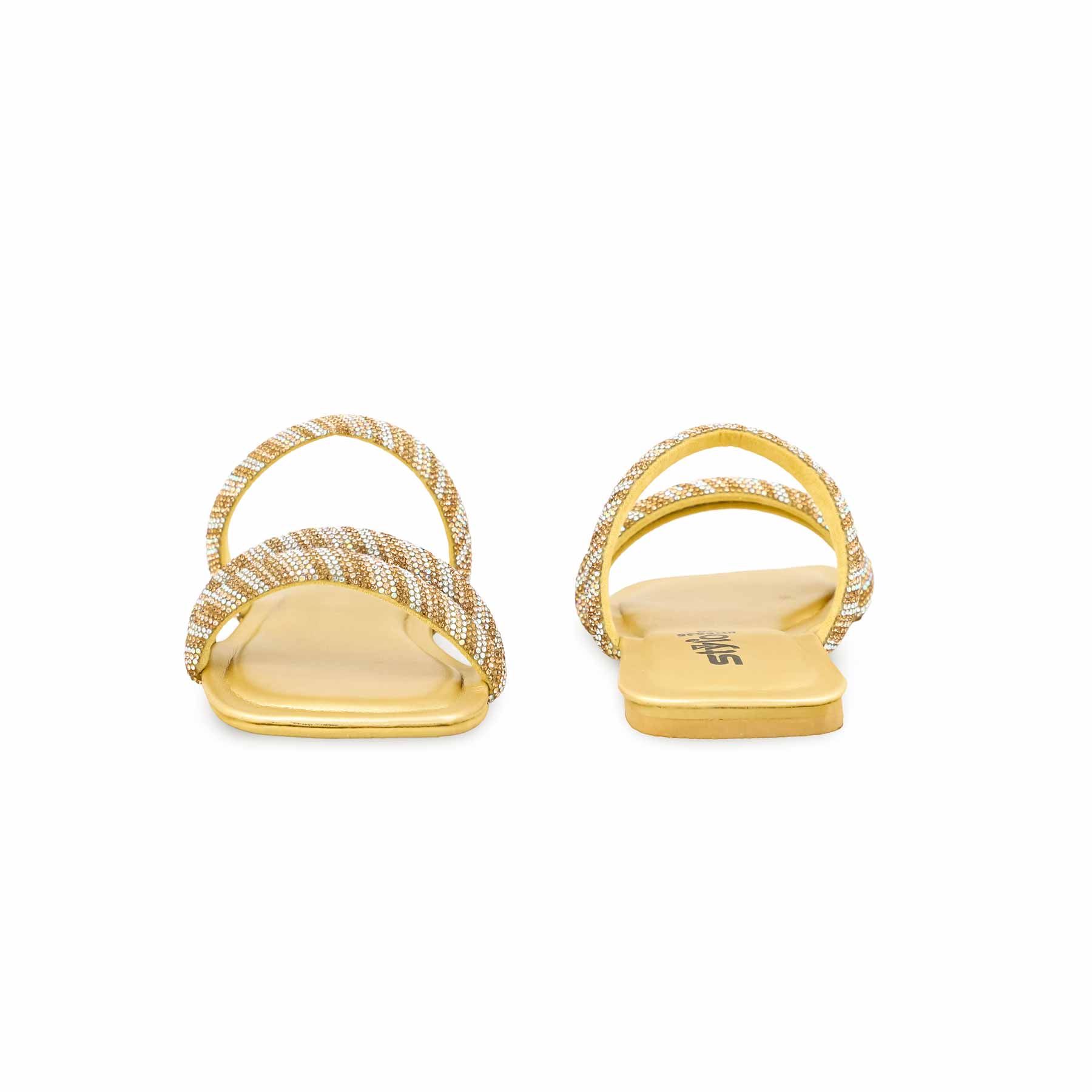 Girls Golden Fancy Slipper KD5535 - Image 4