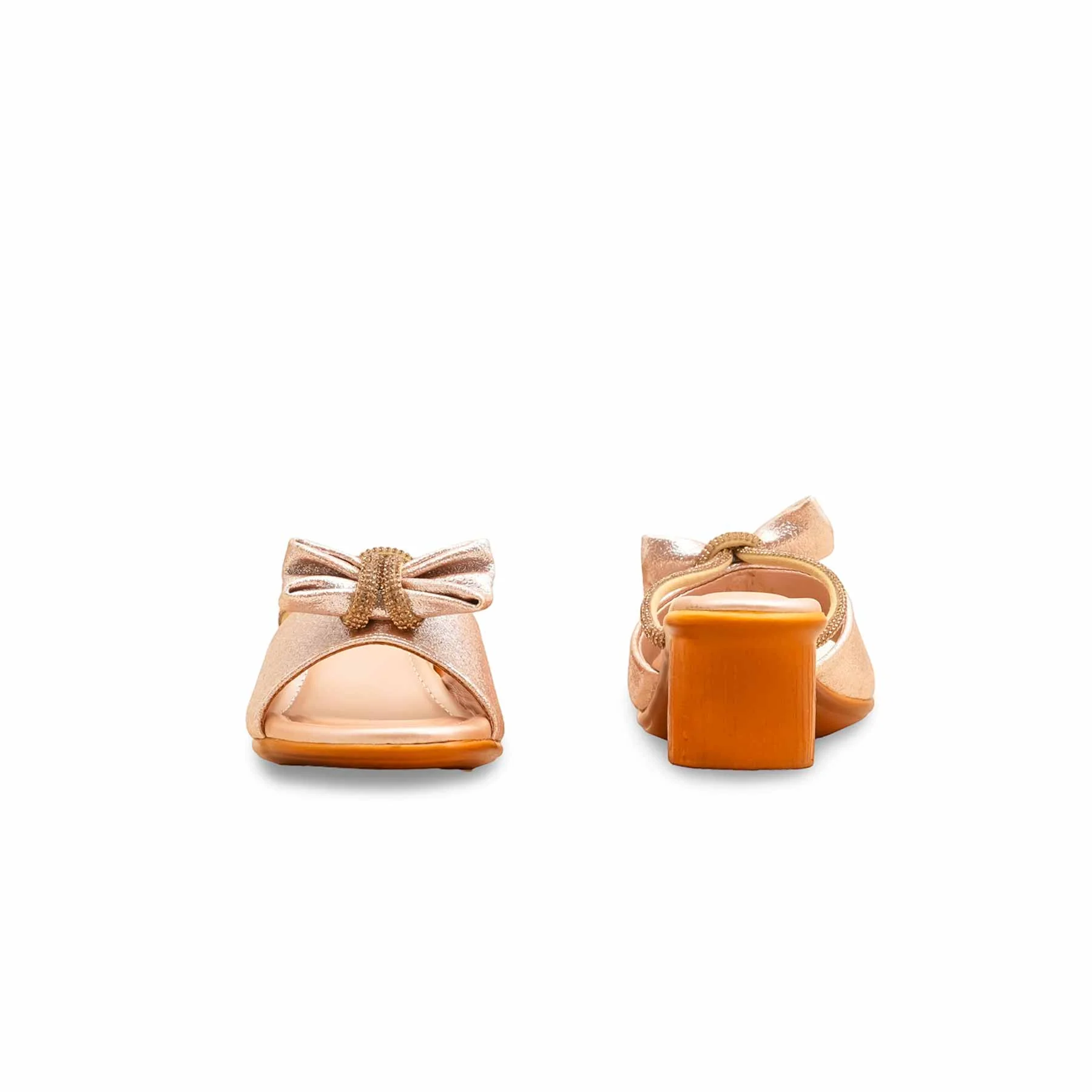Girls Golden Fancy Slipper KD5654 - Image 4
