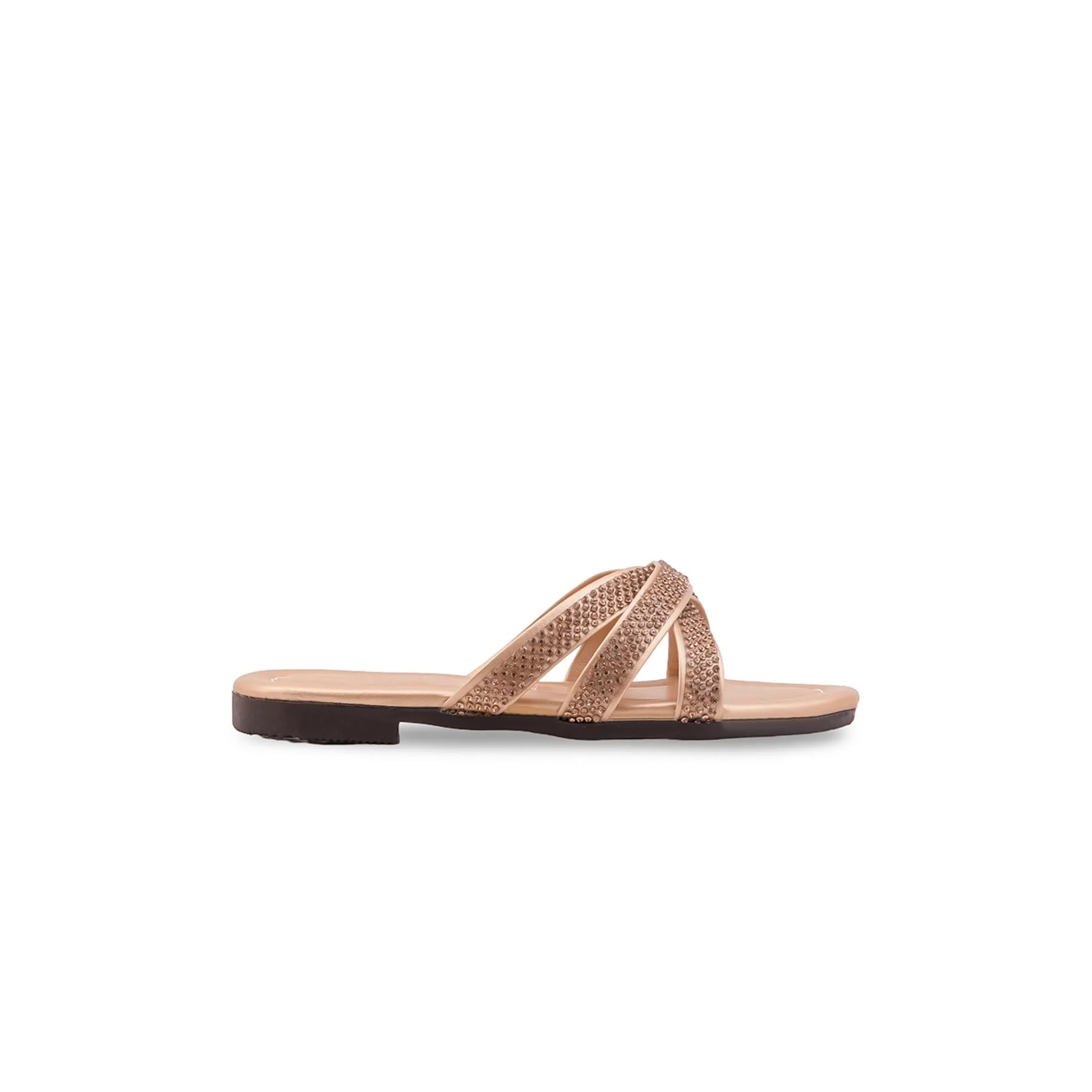 Girls Golden Fancy Slipper KD5907 - Image 3