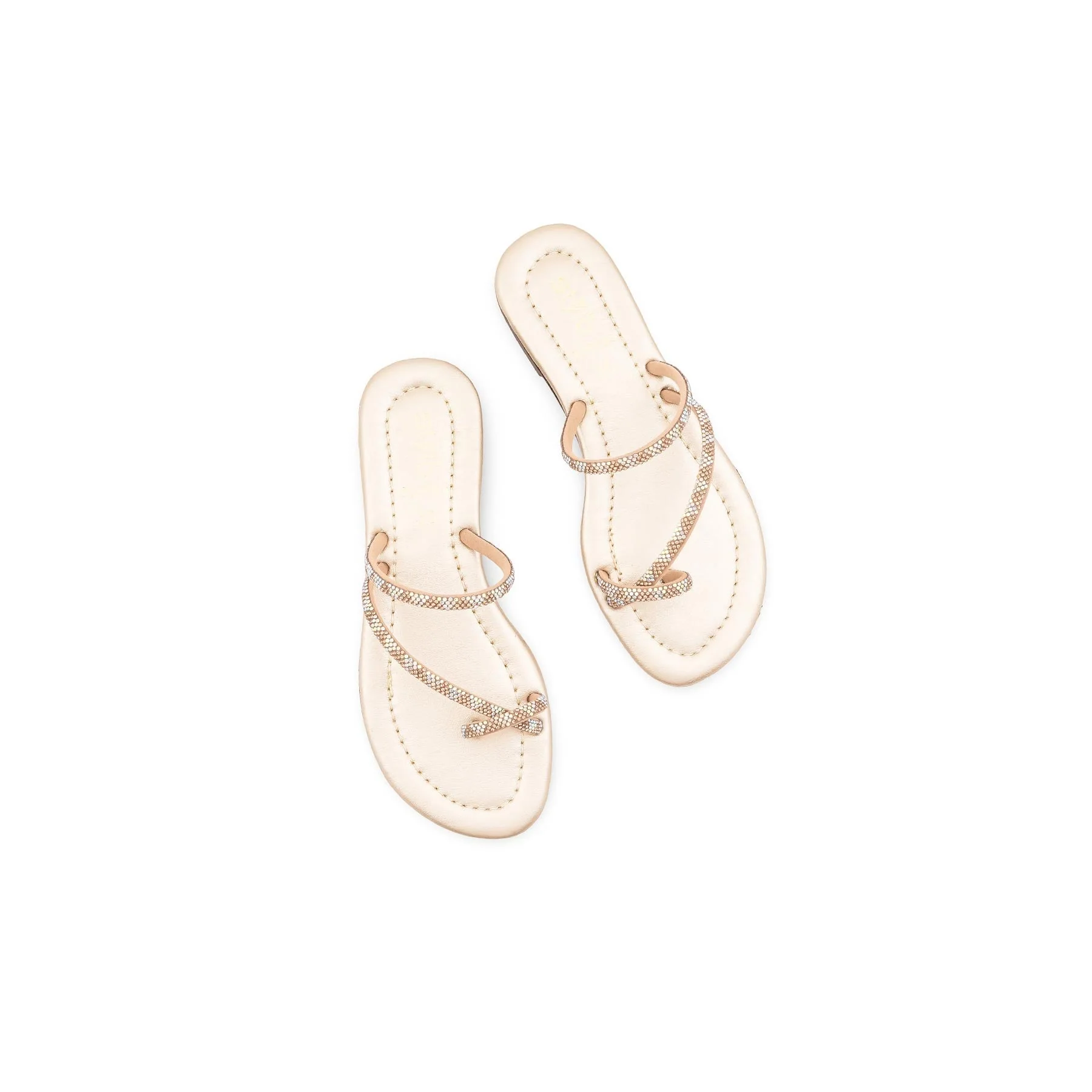 Girls Golden Fancy Slipper KD5916 - Image 5