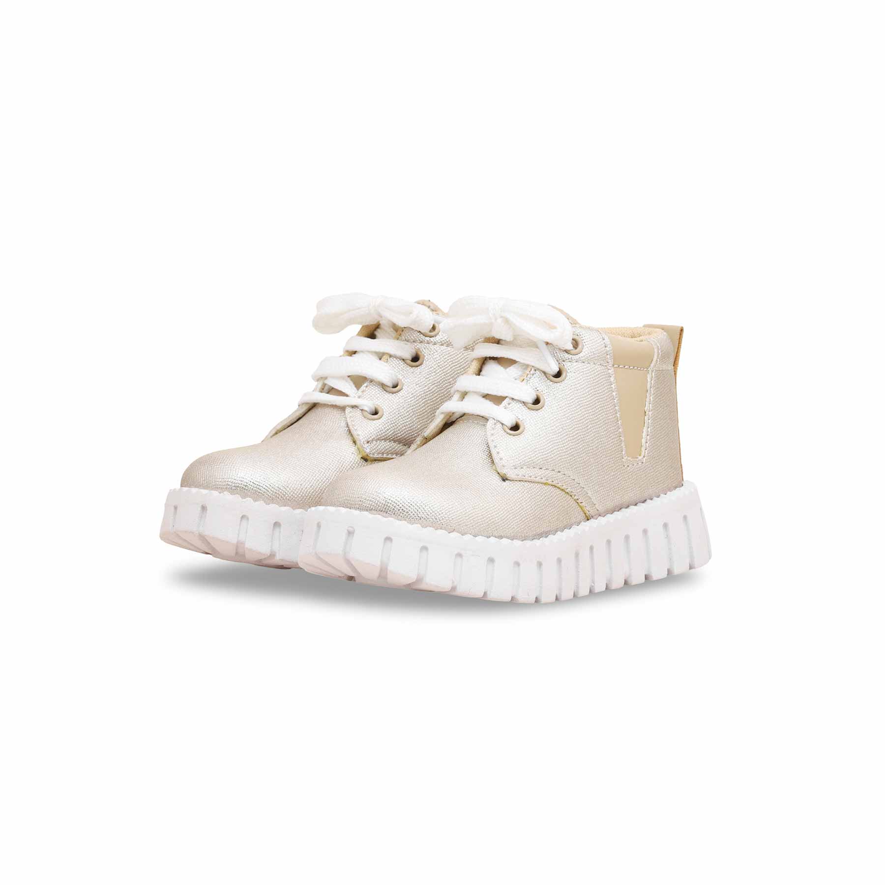 Girls Golden Formal Long Shoes KD8078 - Image 2