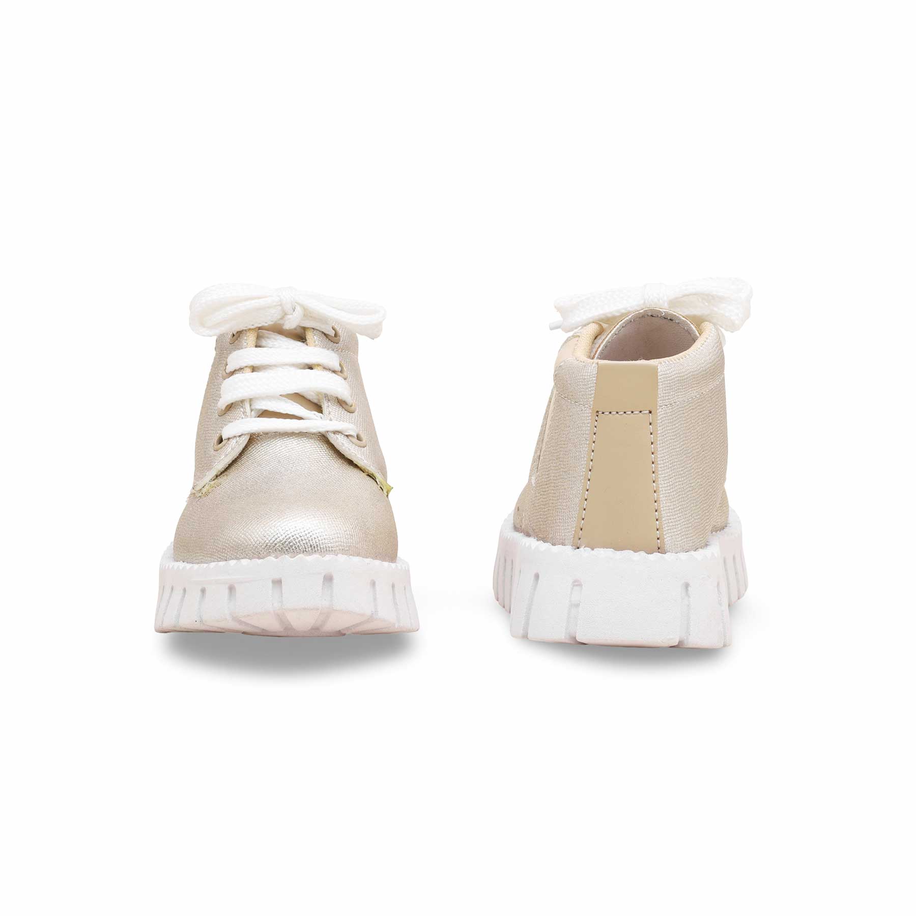 Girls Golden Formal Long Shoes KD8078 - Image 3
