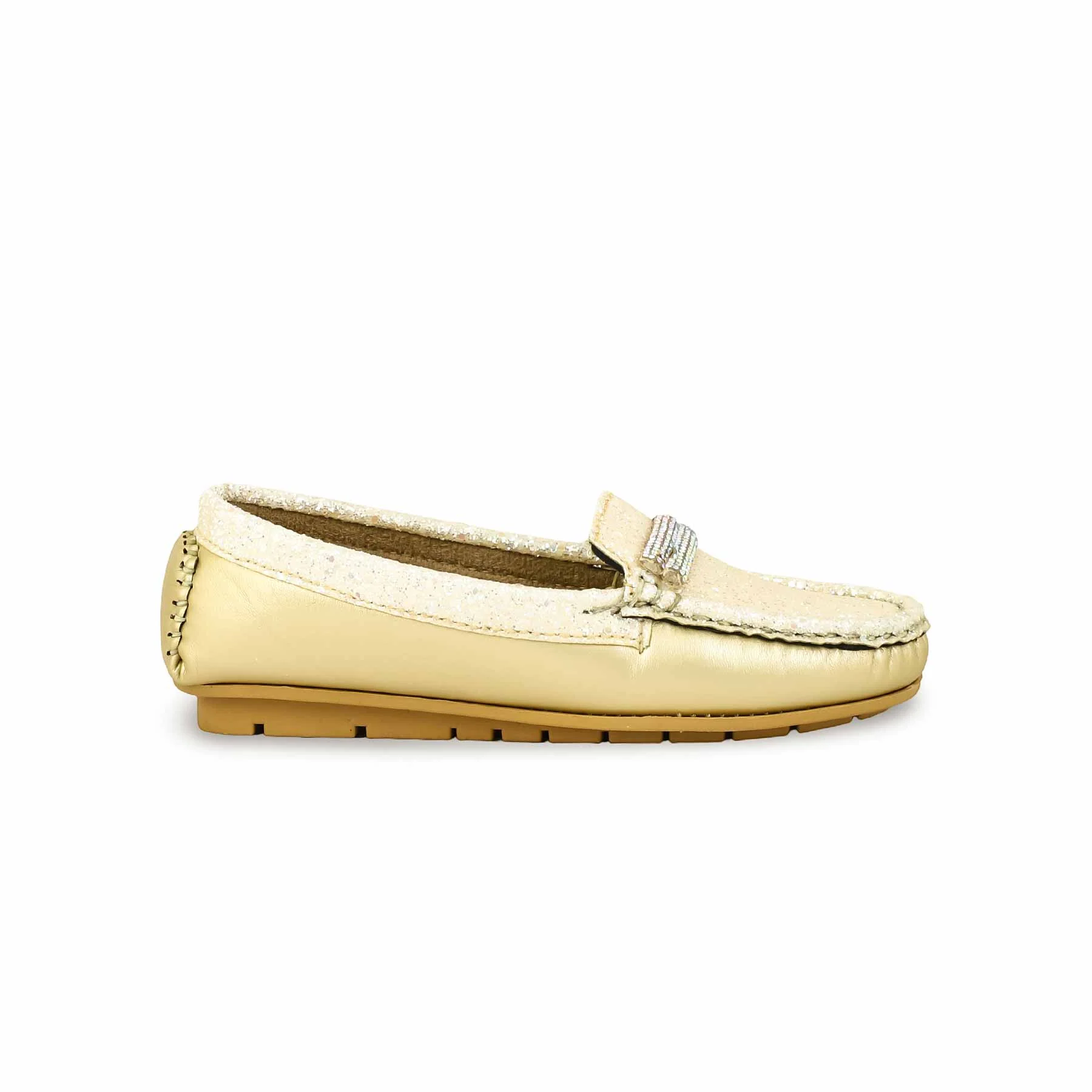 Girls Golden Formal Moccasin KD2354 - Image 2