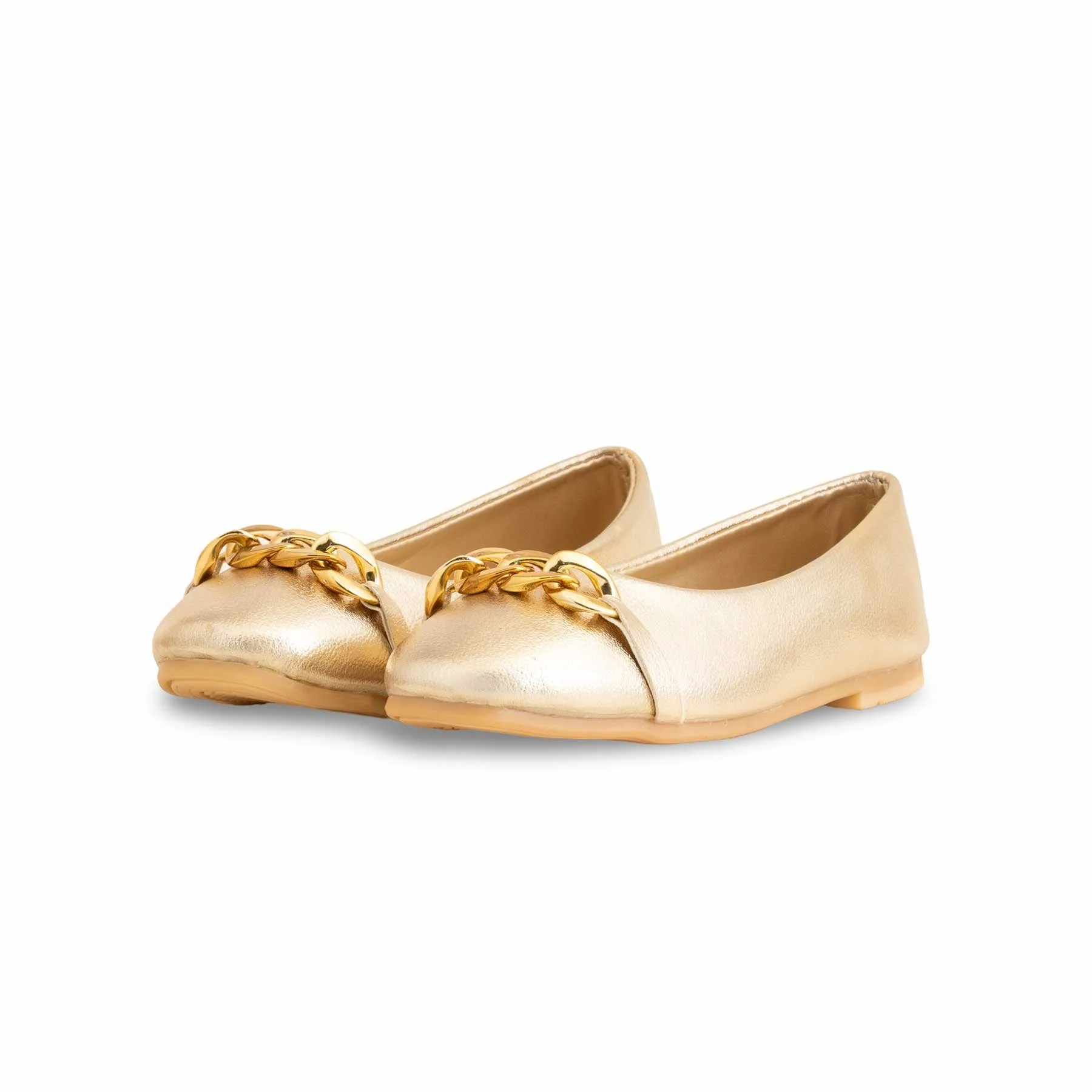 Girls Golden Formal Pumps KD2262 - Image 2