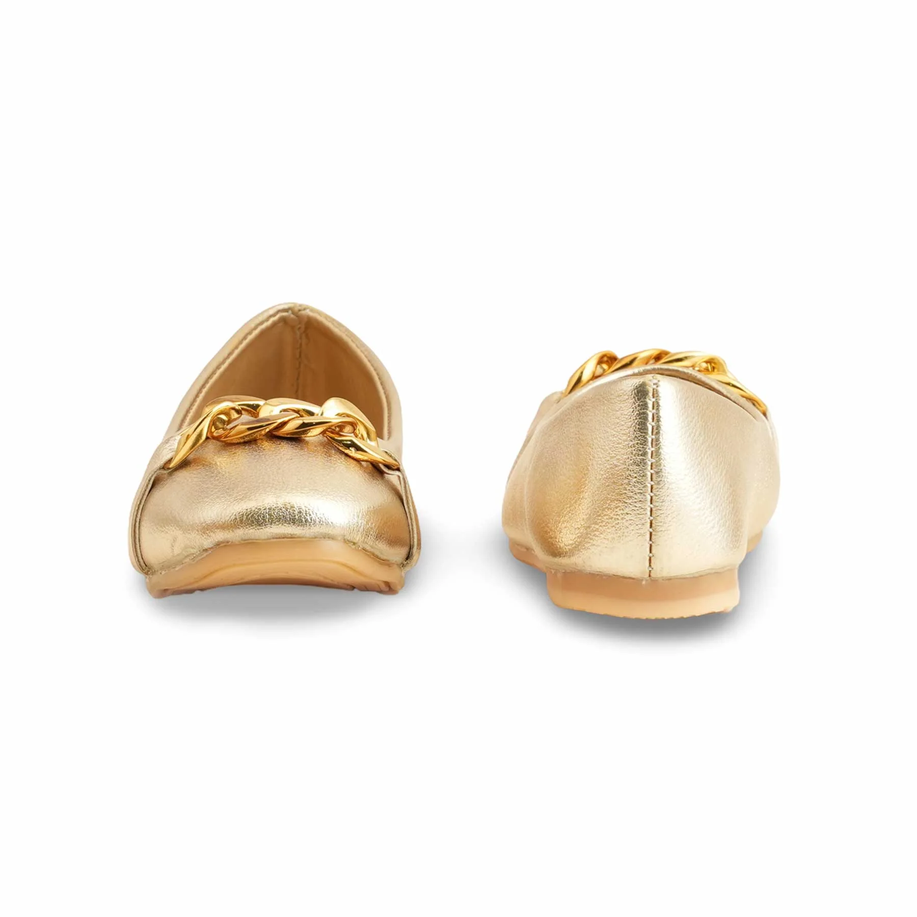 Girls Golden Formal Pumps KD2262 - Image 3