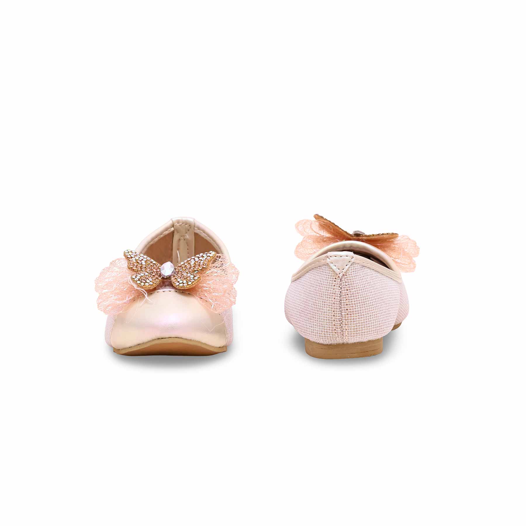 Girls Golden Formal Pumps KD2278 - Image 4