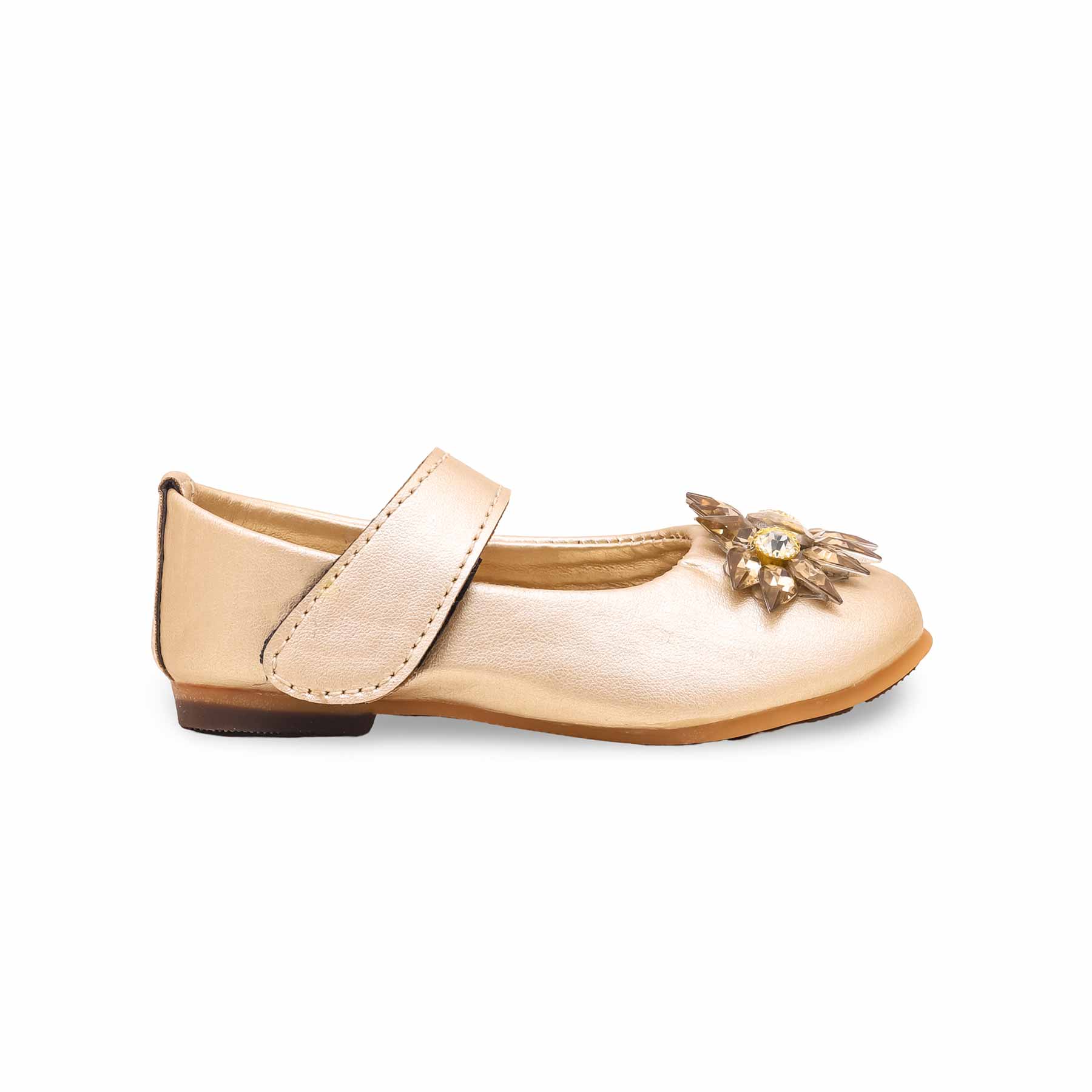 Girls Golden Formal Pumps KD2349 - Image 2