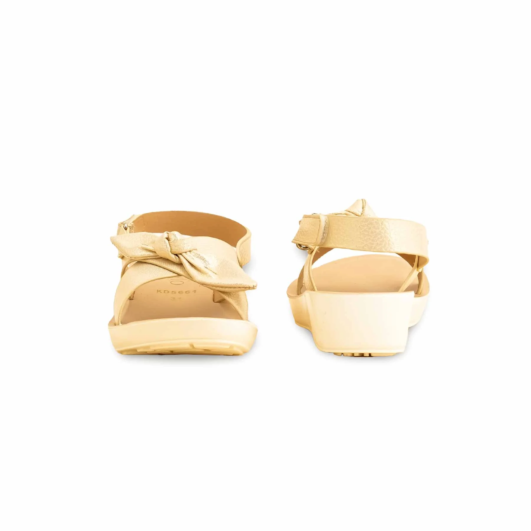 Girls Golden Formal Sandal KD5661 - Image 4