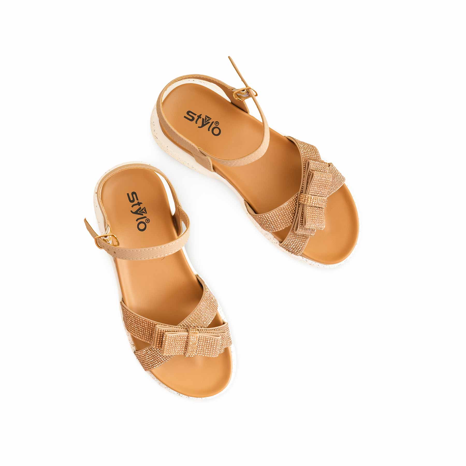 Girls Golden Formal Sandal KD5699 - Image 5