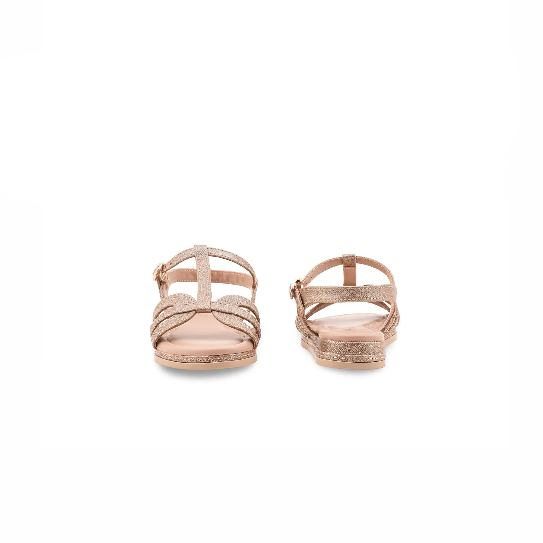 Girls Golden Formal Sandal KD5772 - Image 4