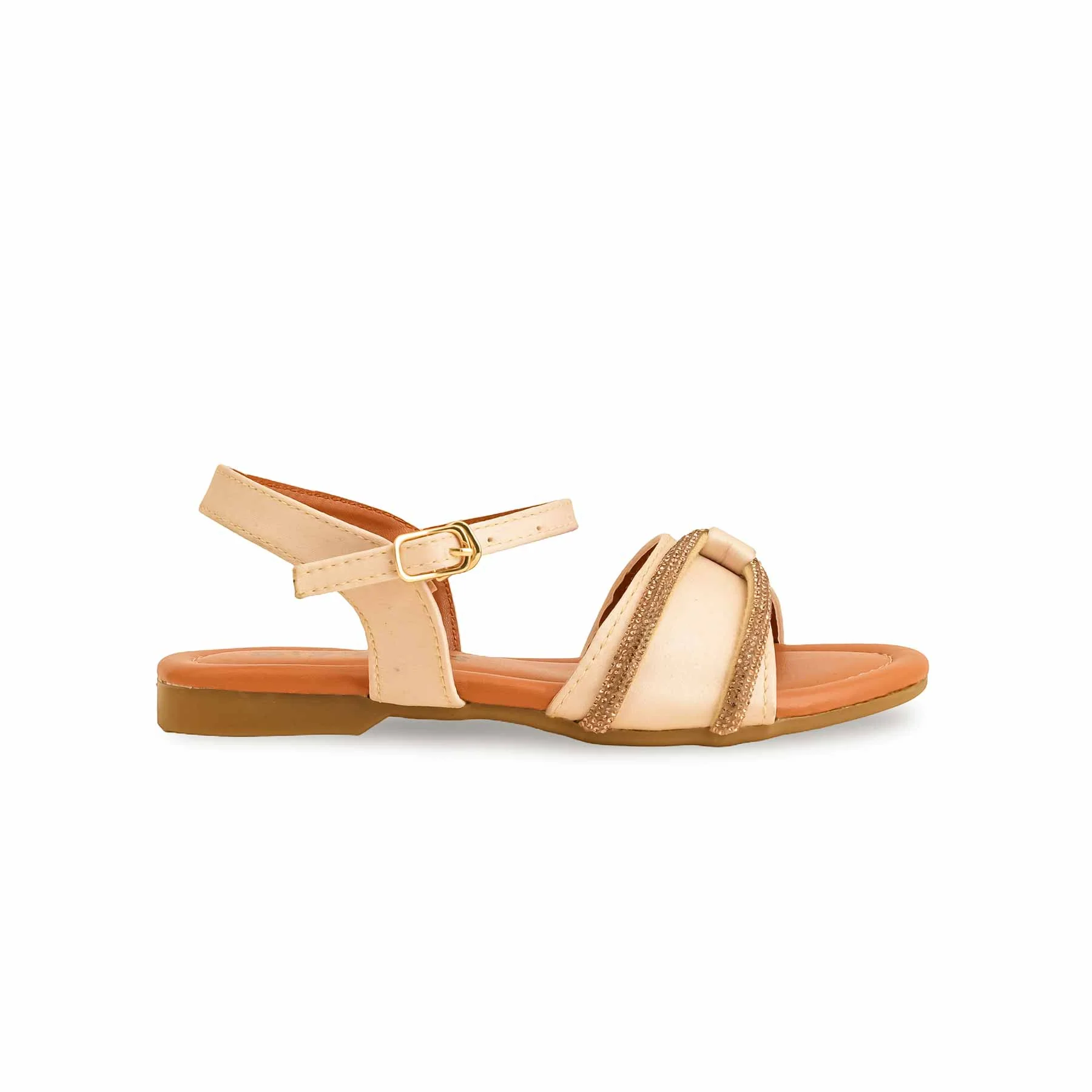 Girls Golden Formal Sandal KD9870 - Image 2