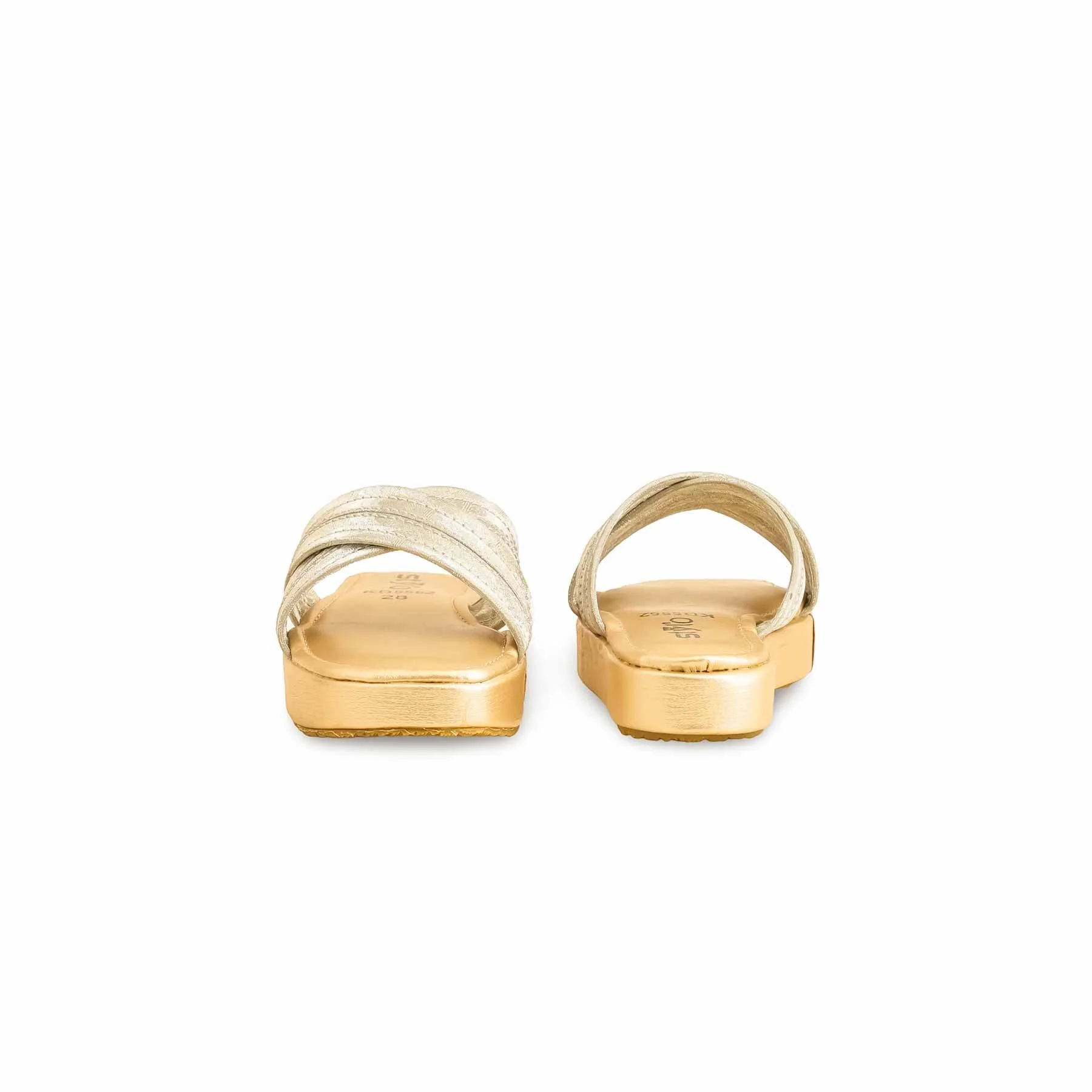 Girls Golden Formal Slipper KD5562 - Image 4