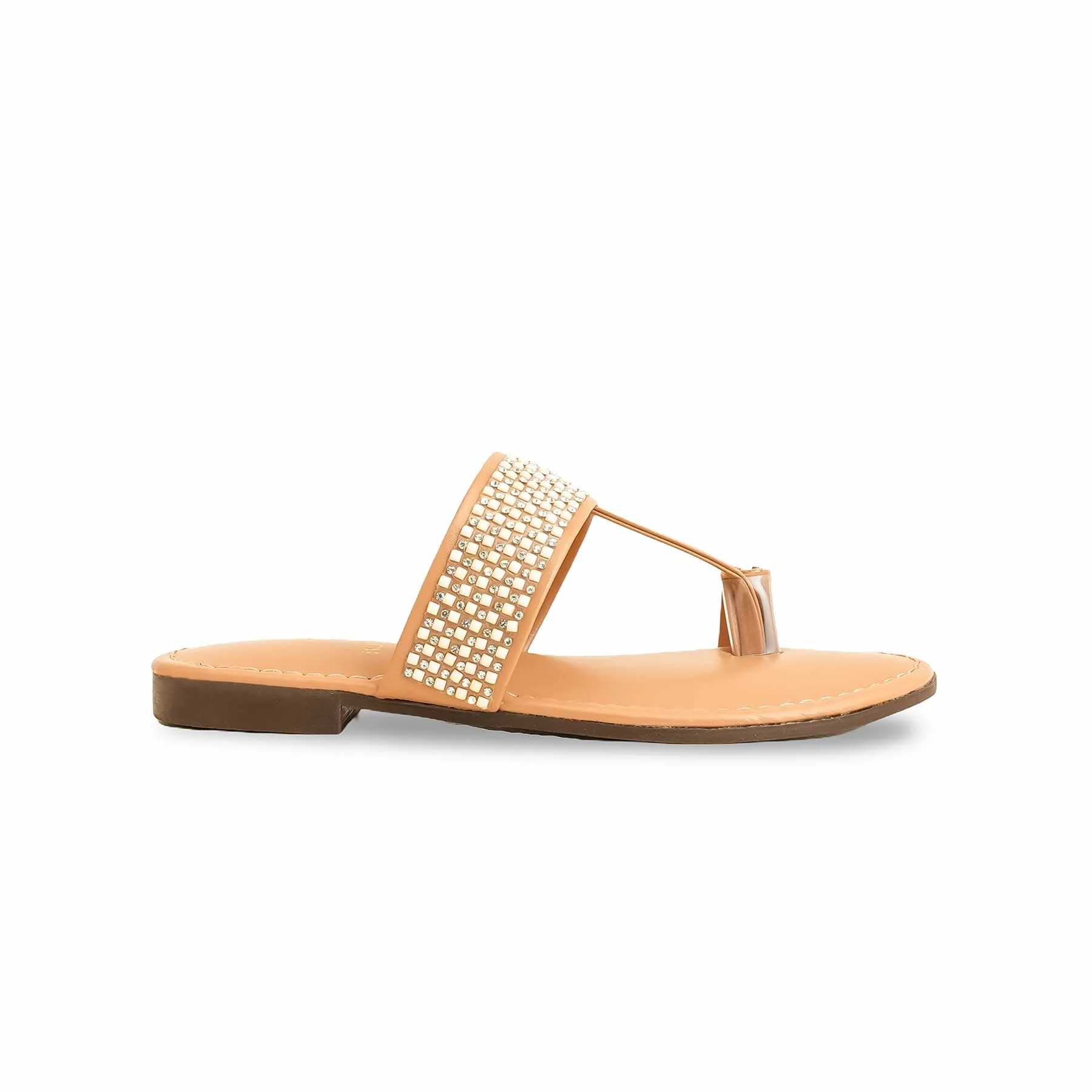 Girls Golden Formal Slipper KD5589 - Image 2
