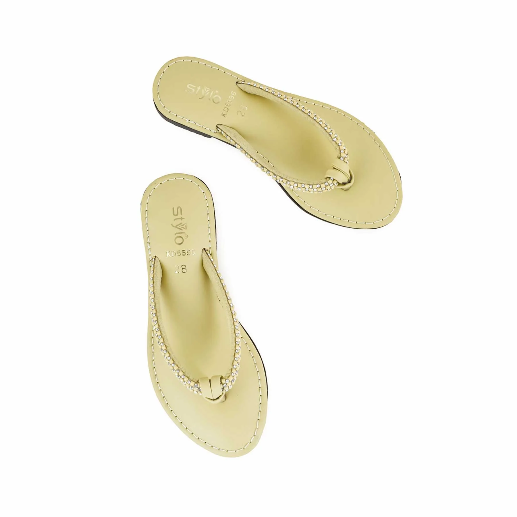 Girls Golden Formal Slipper KD5596 - Image 4