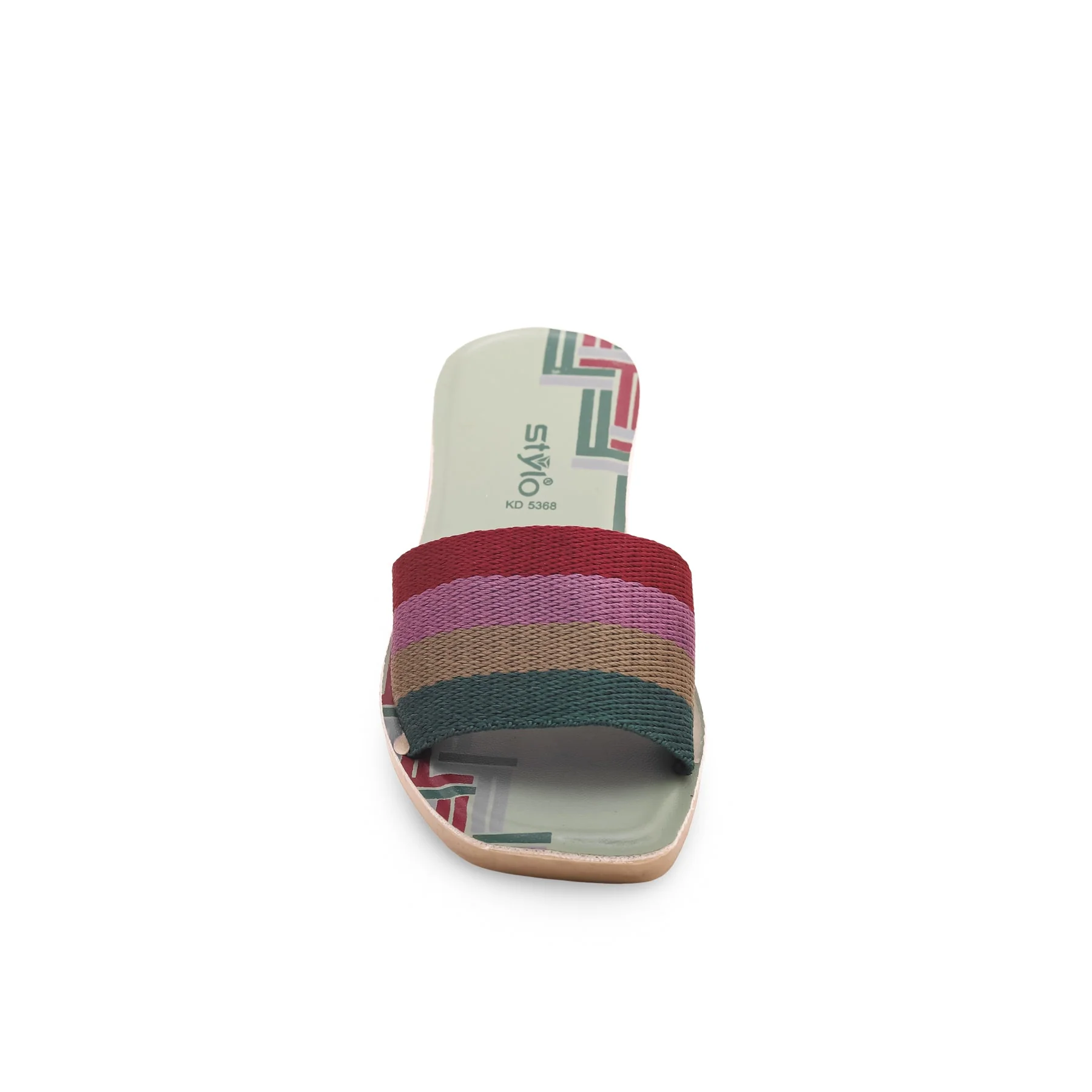 Girls Green Casual Slipper KD5368 - Image 3