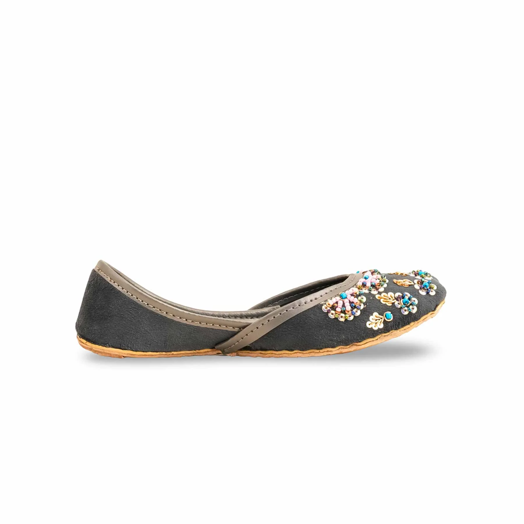 Girls Grey Fancy Khussa KD2448 - Image 2