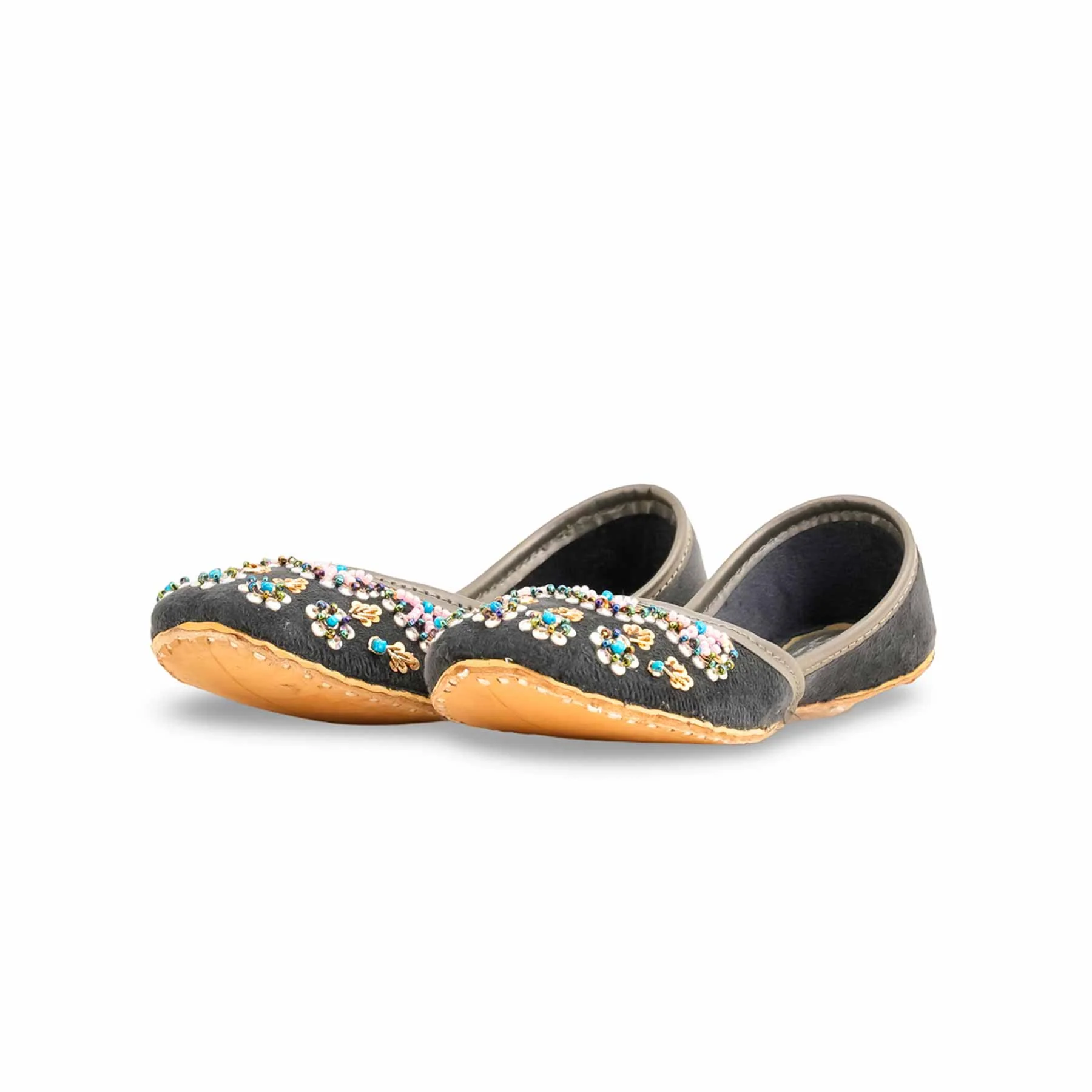 Girls Grey Fancy Khussa KD2448 - Image 3