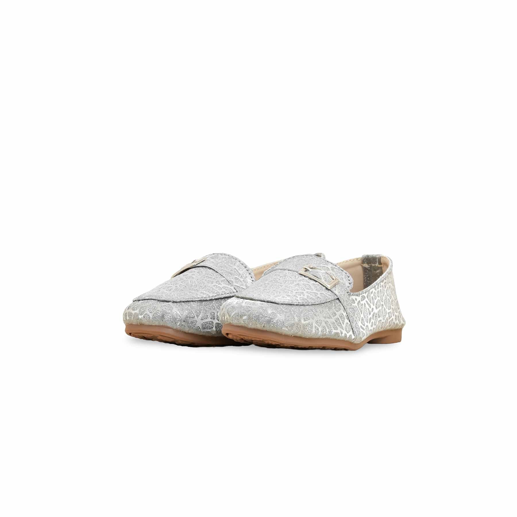 Girls Grey Fancy Moccasin KD2538 - Image 3