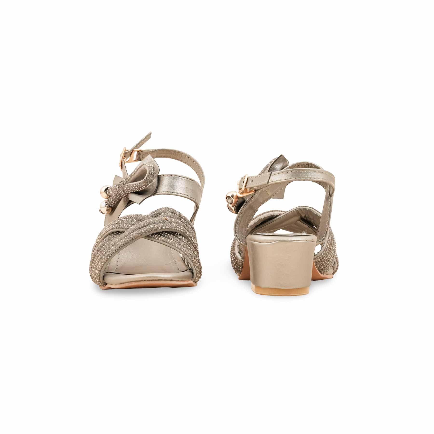 Girls Grey Fancy Sandal KD5711 - Image 4
