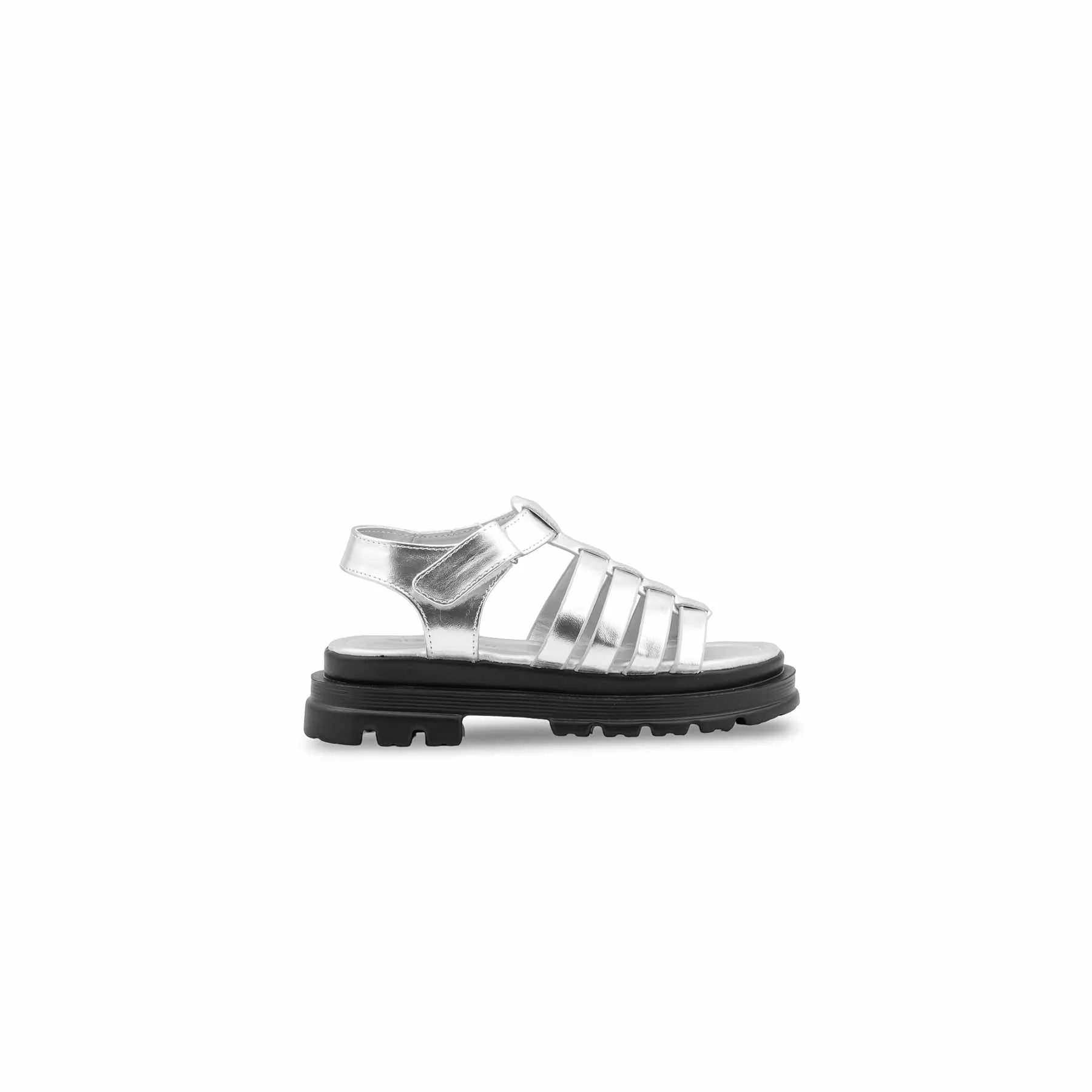 Girls Grey Formal Sandal KD5755 - Image 2