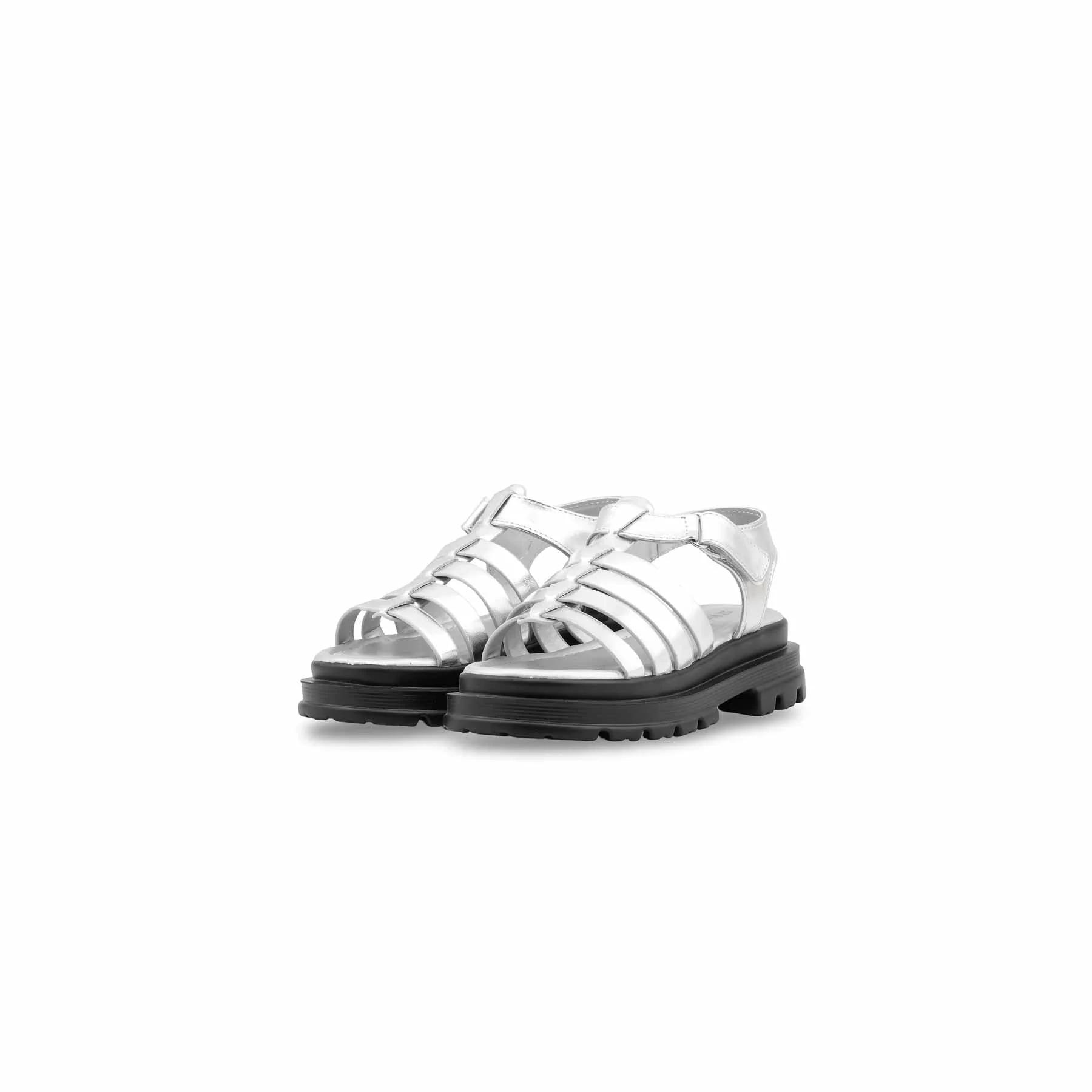 Girls Grey Formal Sandal KD5755 - Image 3