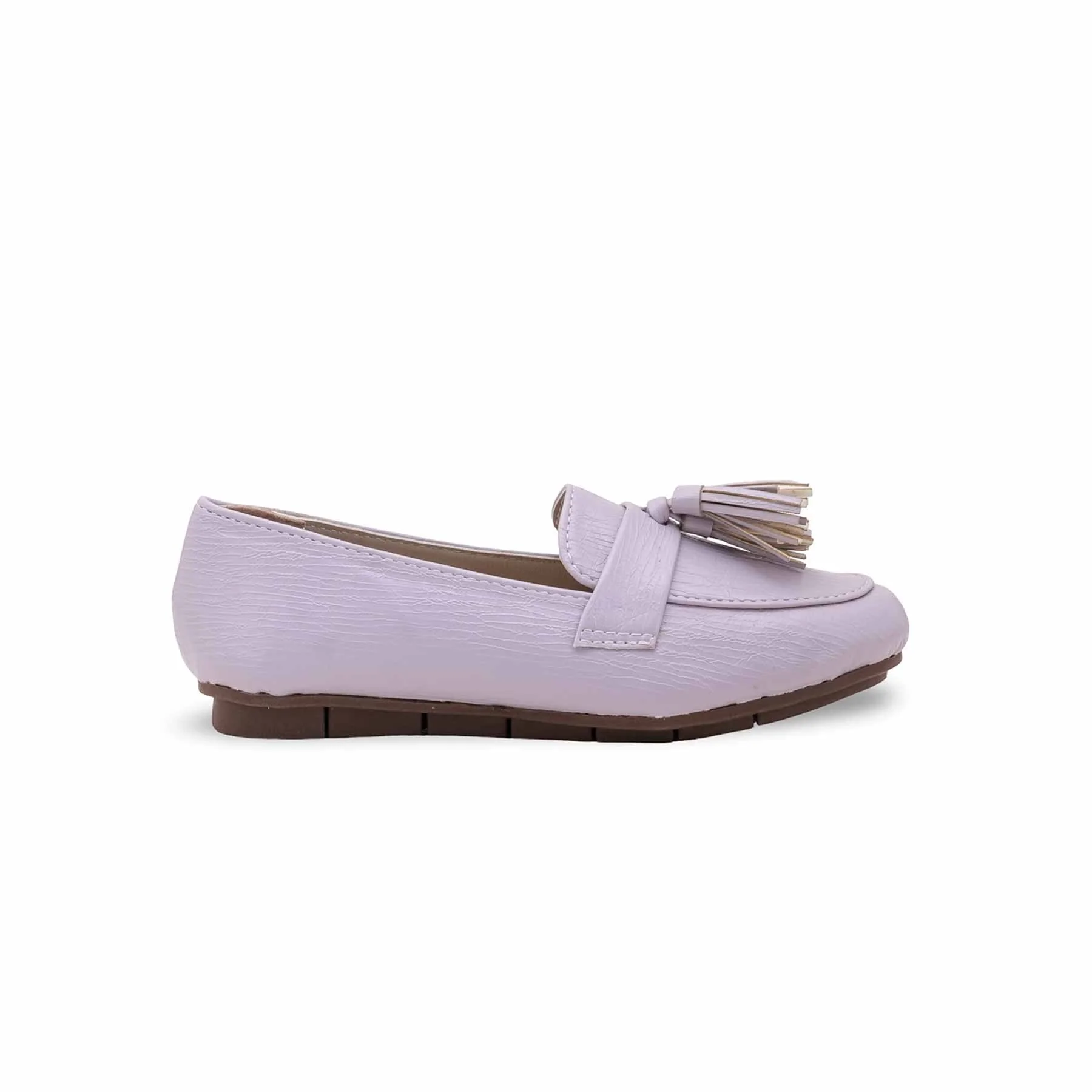 Girls Lilac Formal Pumps KD2642 - Image 2