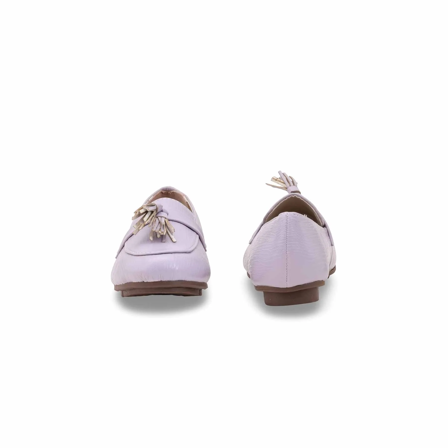 Girls Lilac Formal Pumps KD2642 - Image 4