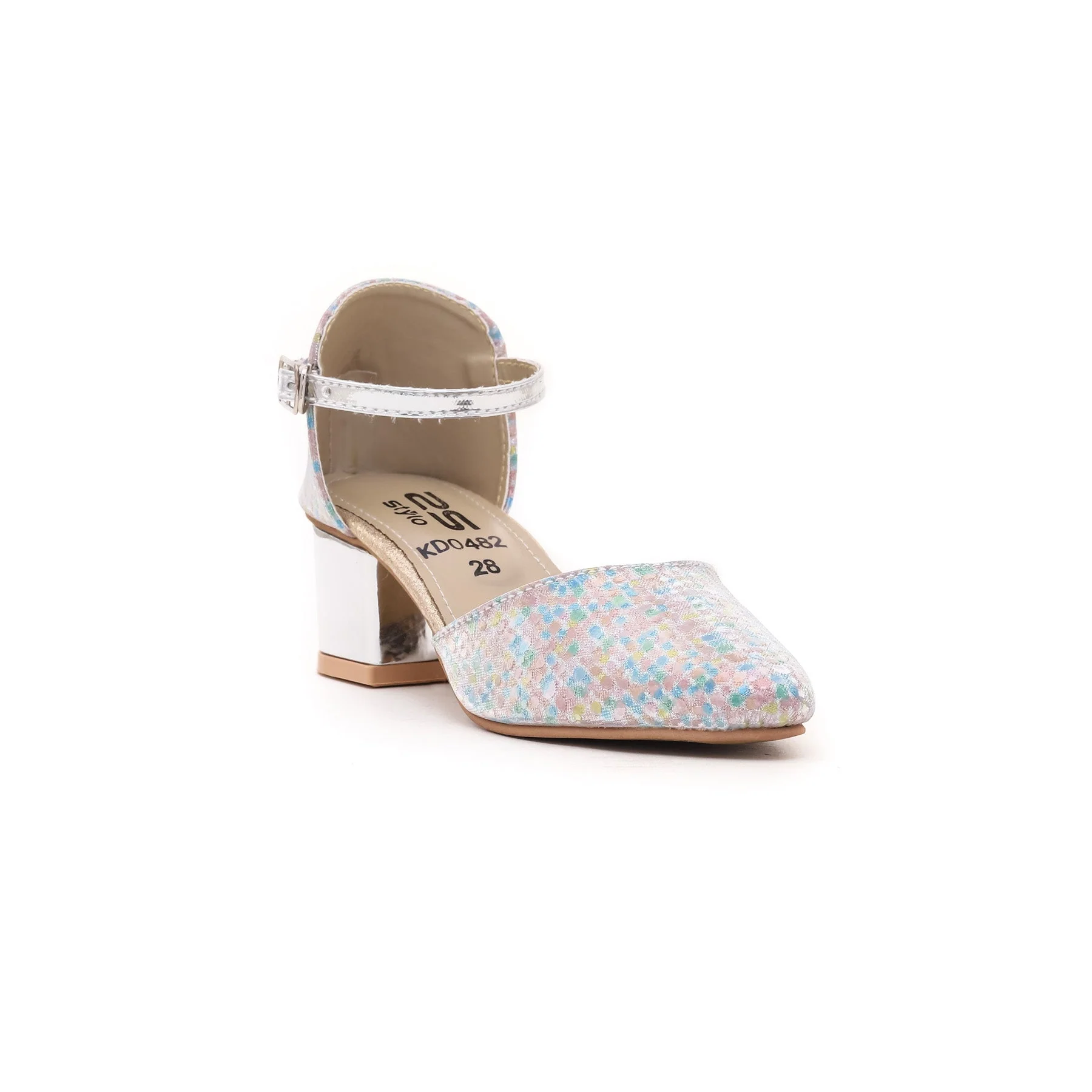 Girls Multy Fancy Pumps KD0482 - Image 2