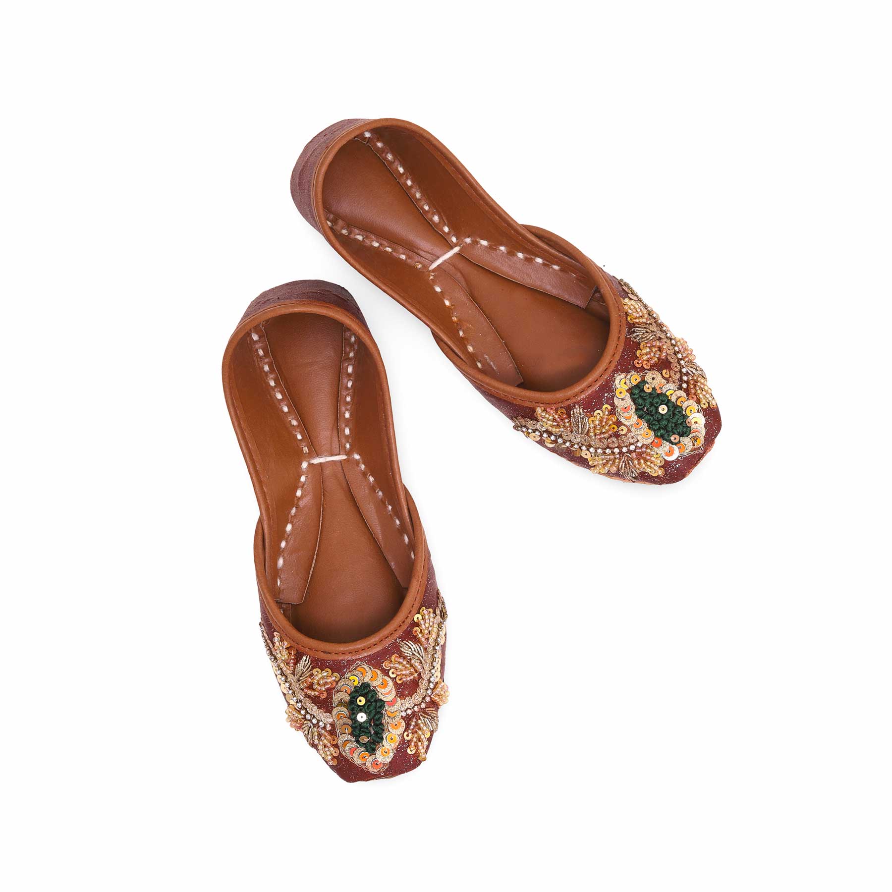 Girls Mustard Fancy Khussa KD2247 - Image 5