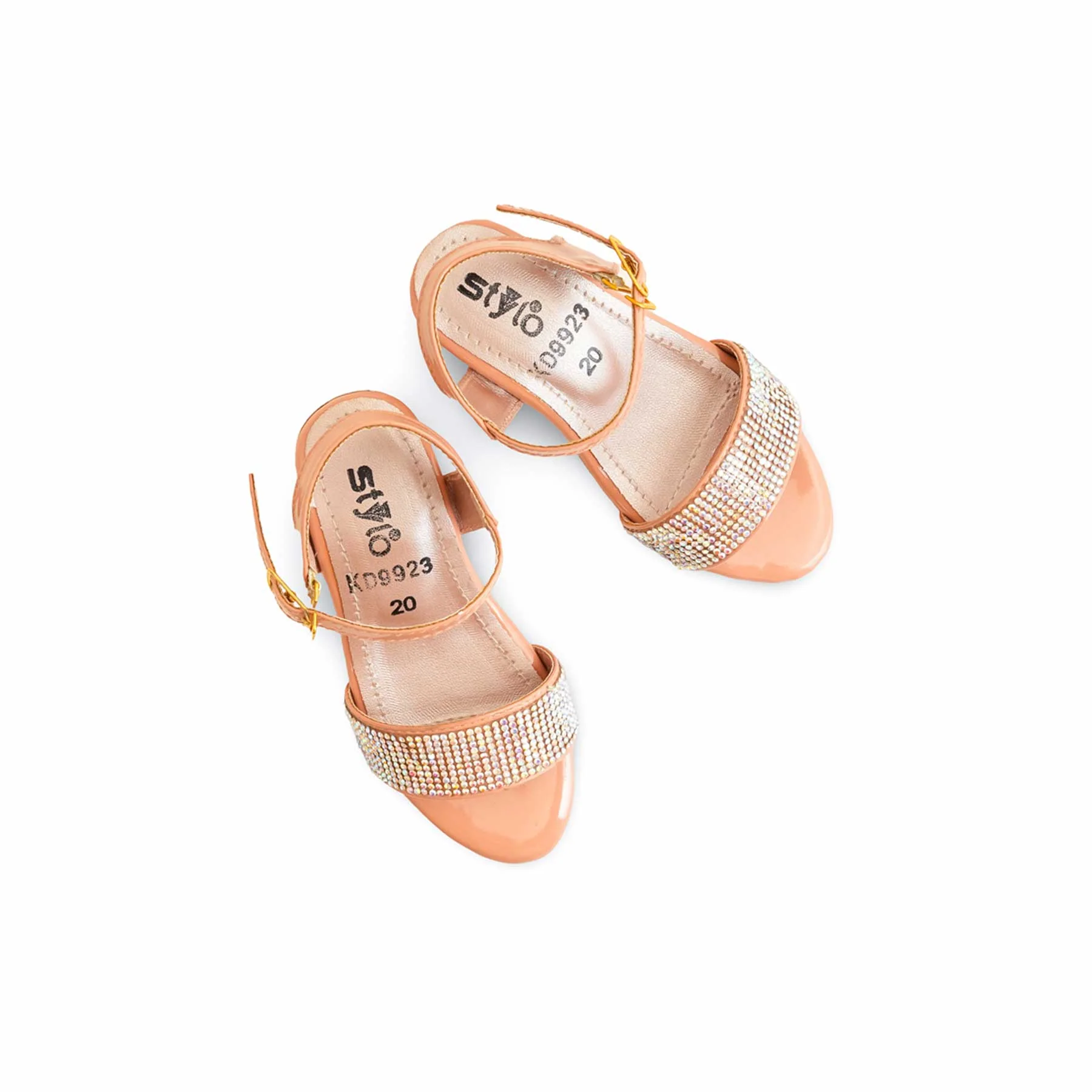 Girls Mustard Fancy Sandal KD9923 - Image 5