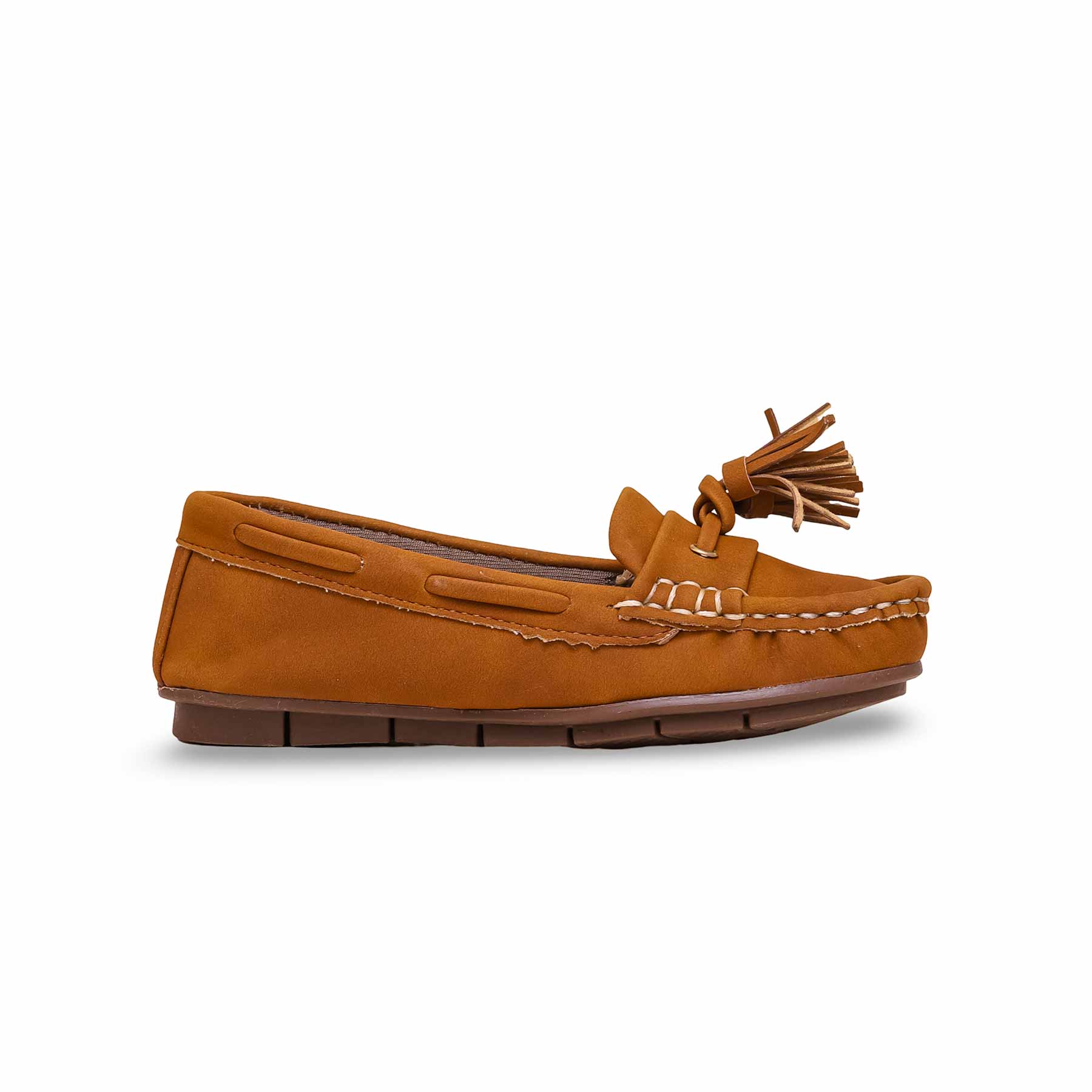 Girls Mustard Formal Moccasin KD0907 - Image 2