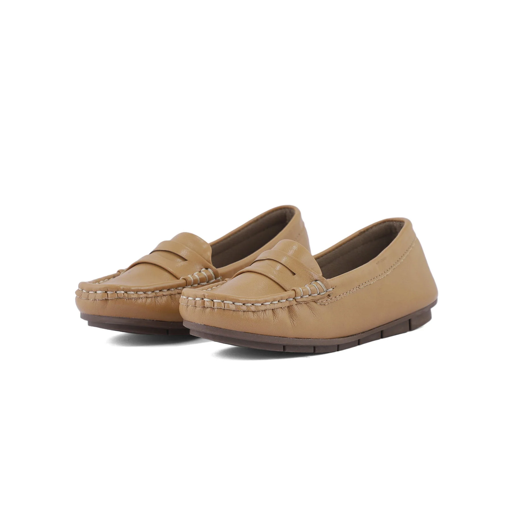 Girls Mustard Formal Moccasin KD2300 - Image 2