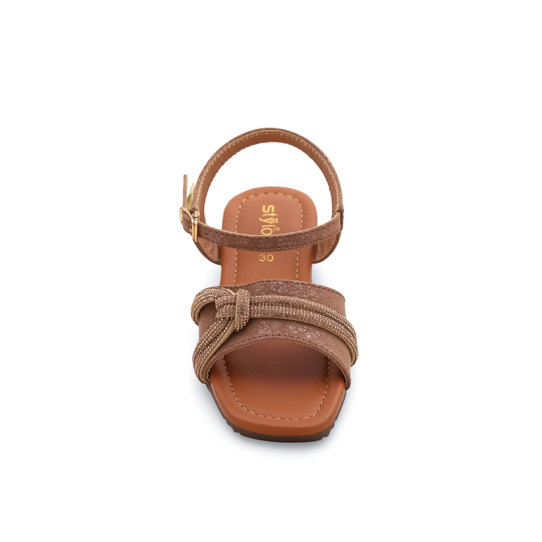 Girls Mustard Formal Sandal KD7866 - Image 3