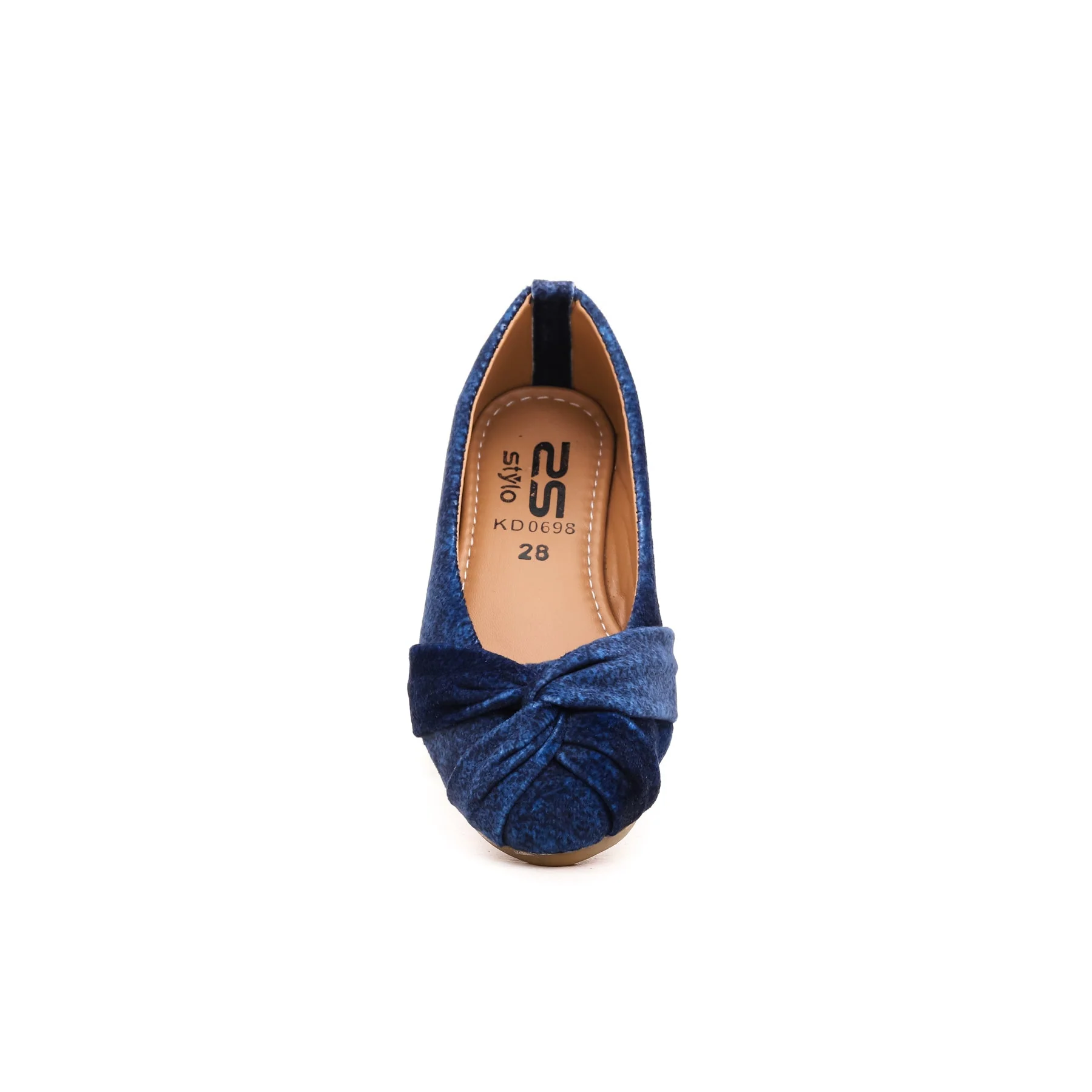 Girls Navy Casual Pumps KD0698 - Image 3