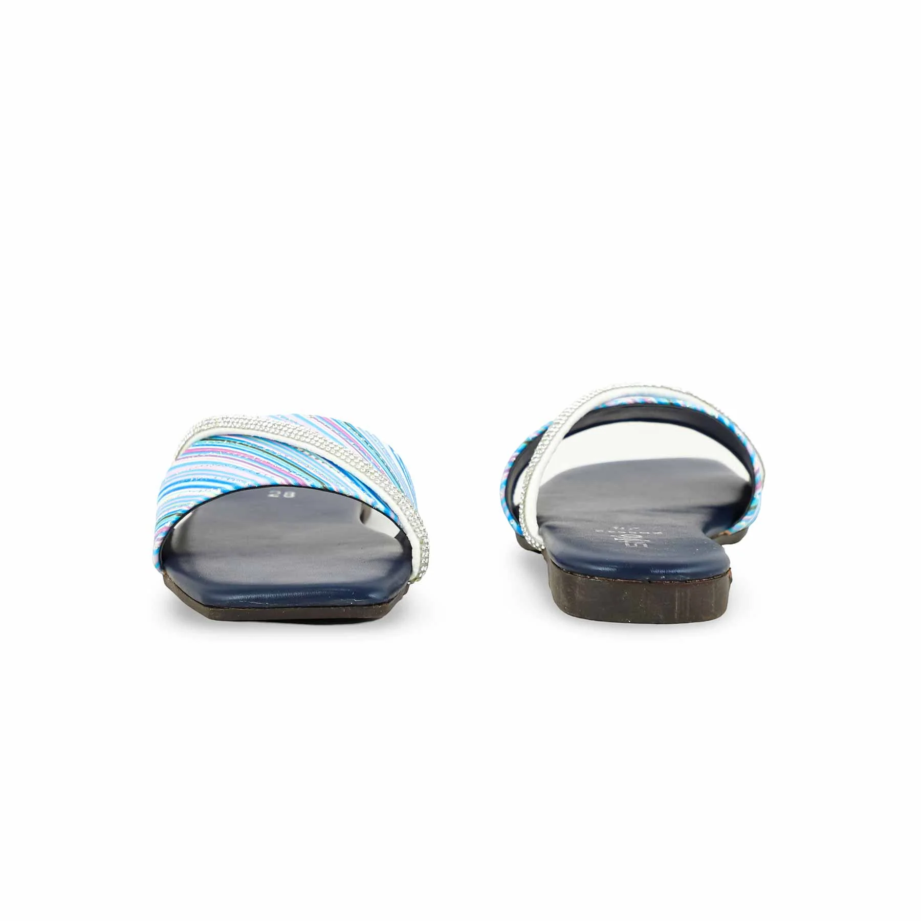 Girls Navy Casual Slipper KD5542 - Image 4