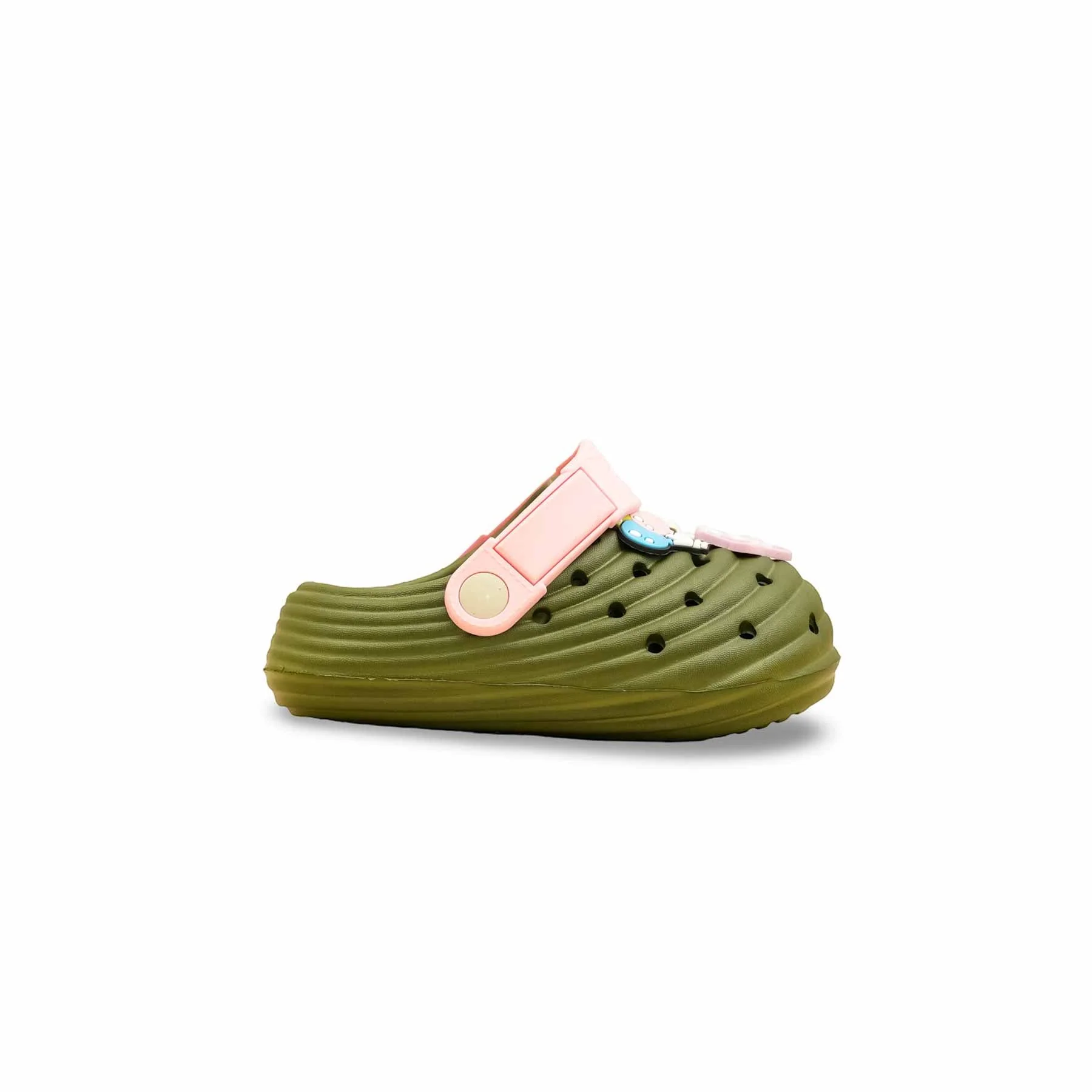 Girls Olive Casual Flip Flop KD5725 - Image 2