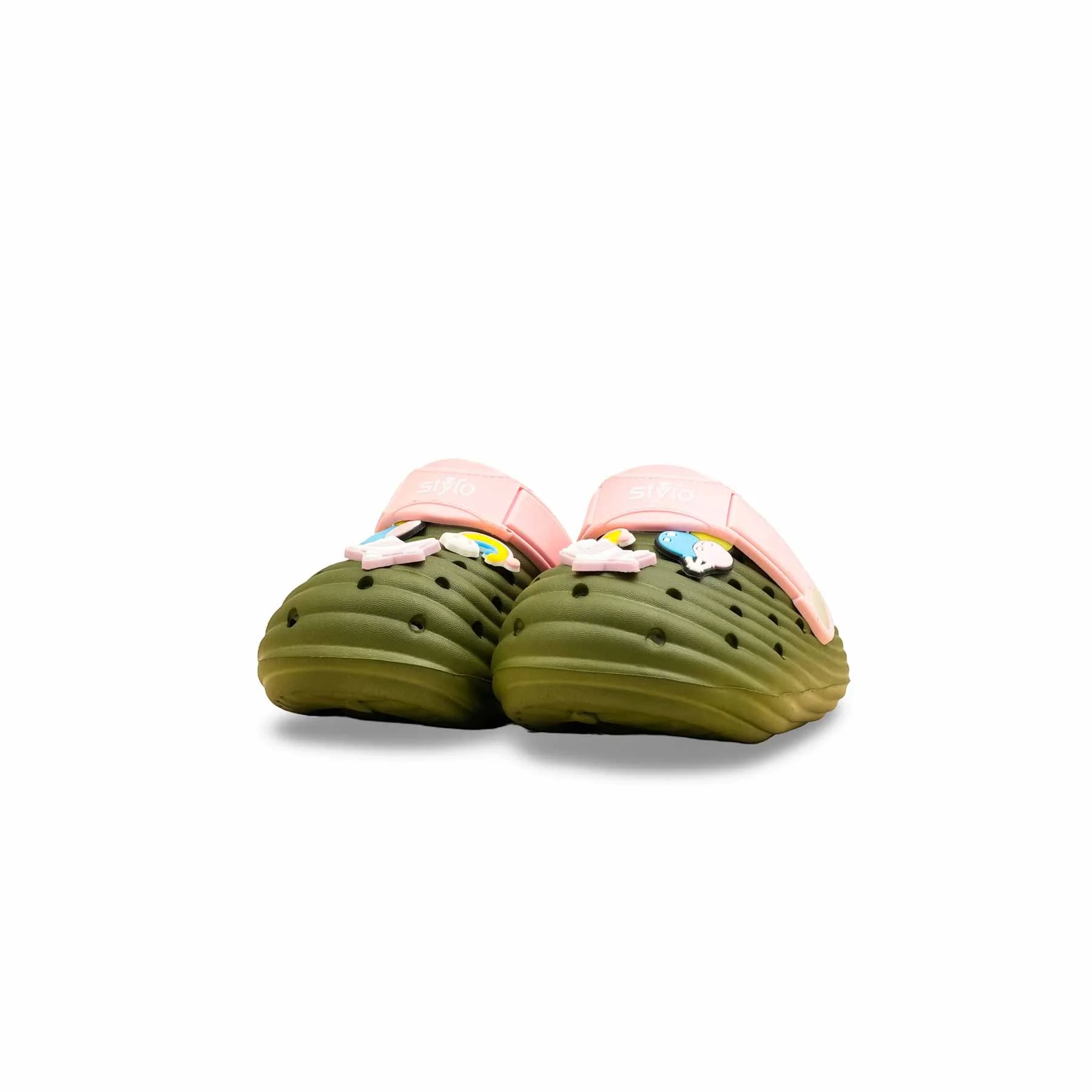 Girls Olive Casual Flip Flop KD5725 - Image 3
