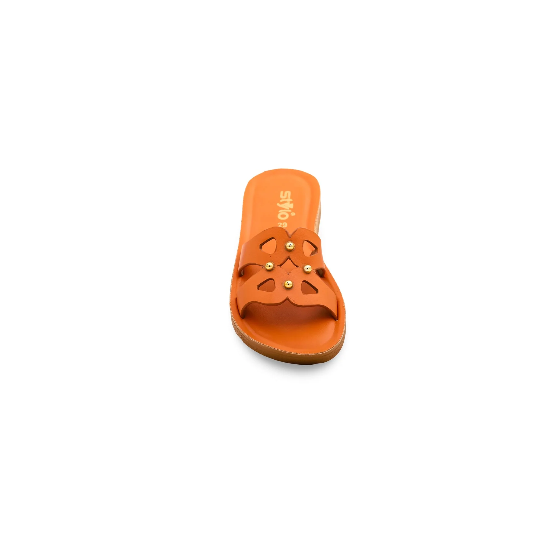 Girls Orange Casual Slipper KD5334 - Image 3