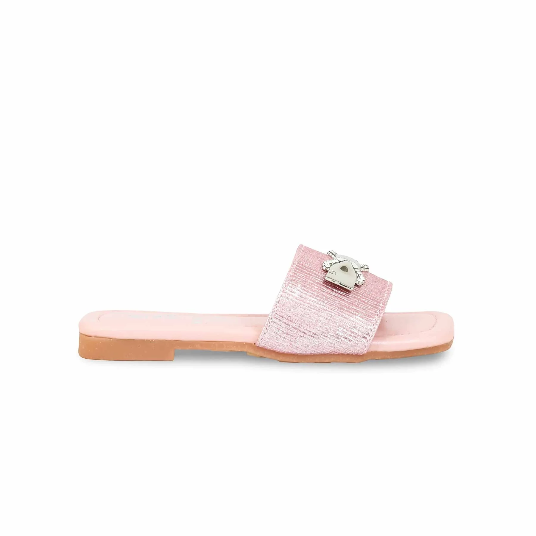 Girls Peach Casual Slipper KD5559 - Image 2