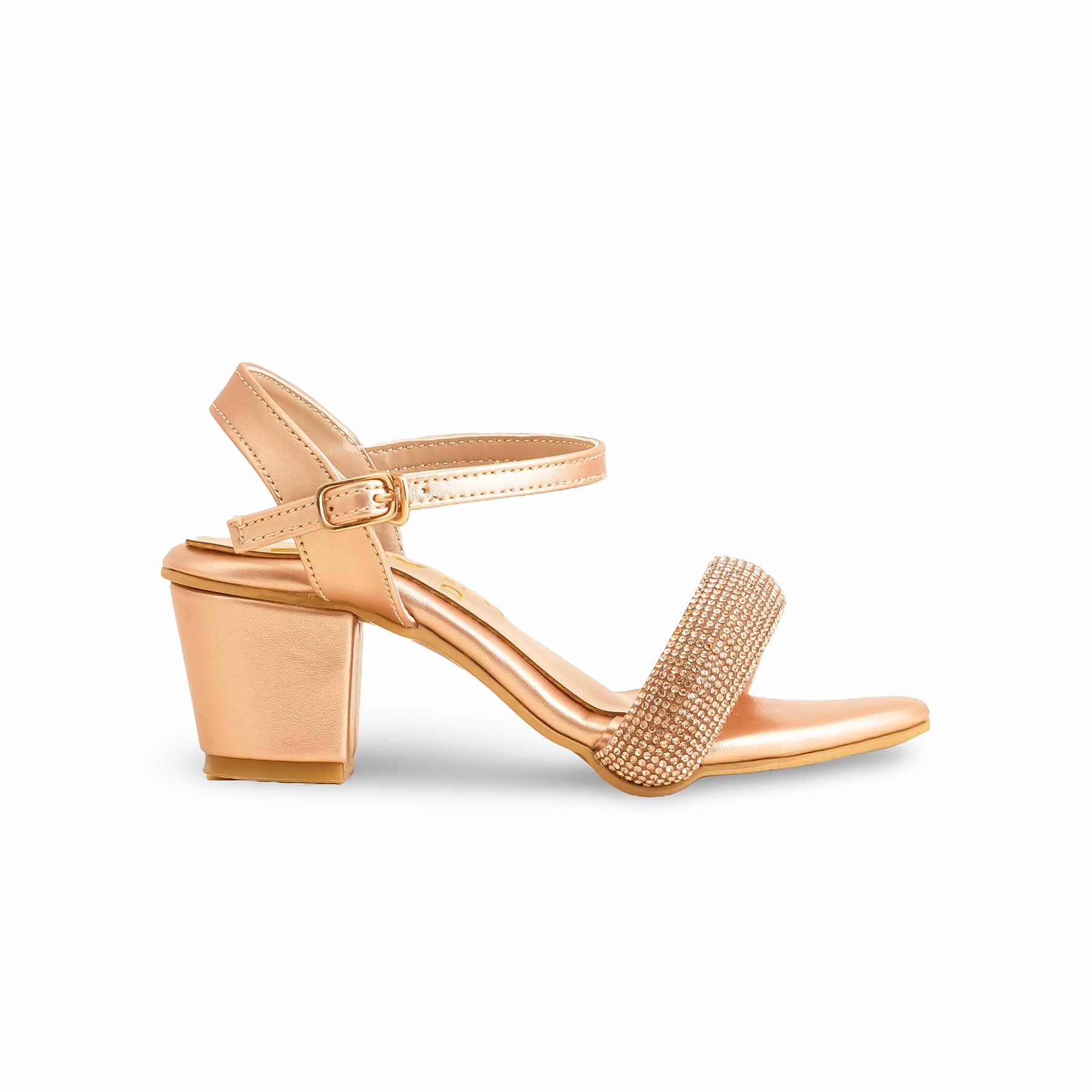 Girls Peach Fancy Sandal KD5632 - Image 2
