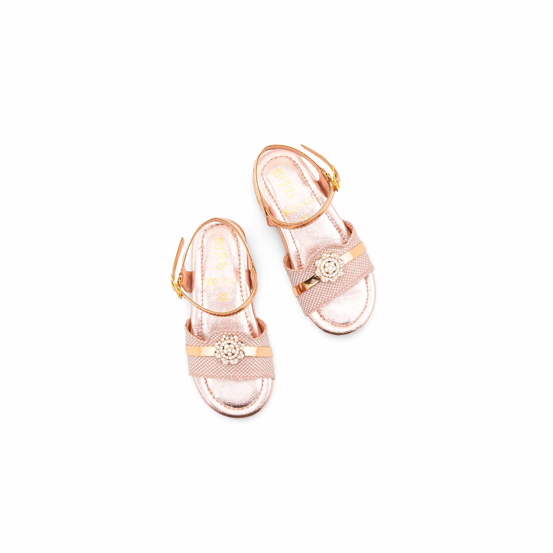 Girls Peach Fancy Sandal KD5842 - Image 5