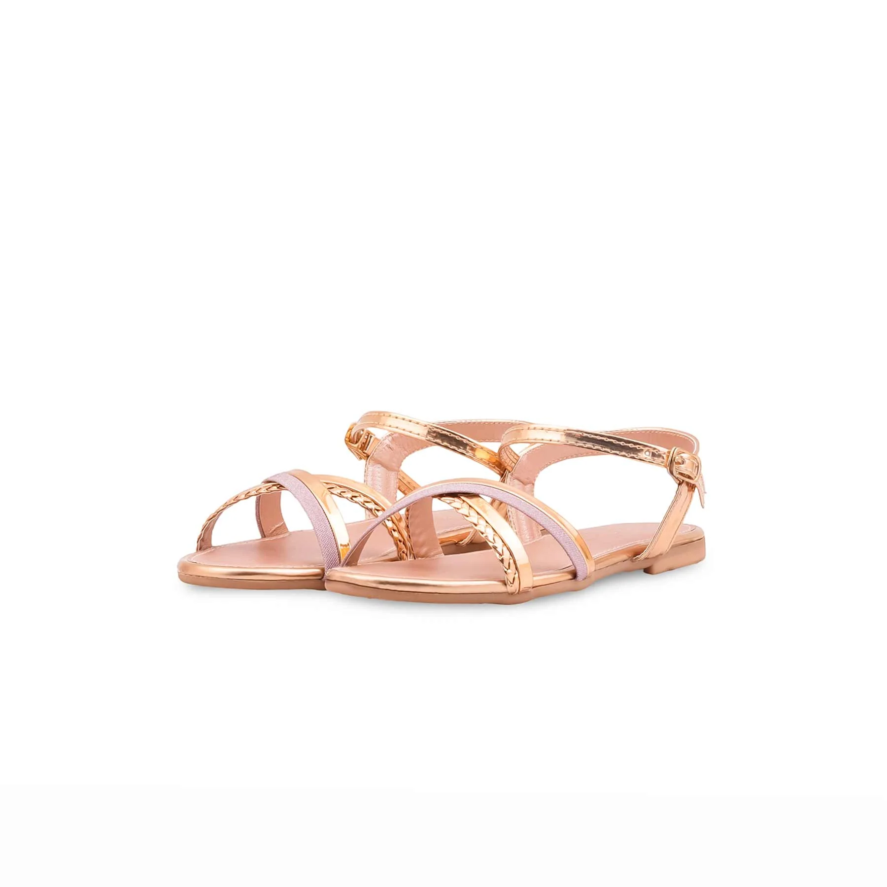 Girls Peach Fancy Sandal KD5876 - Image 3