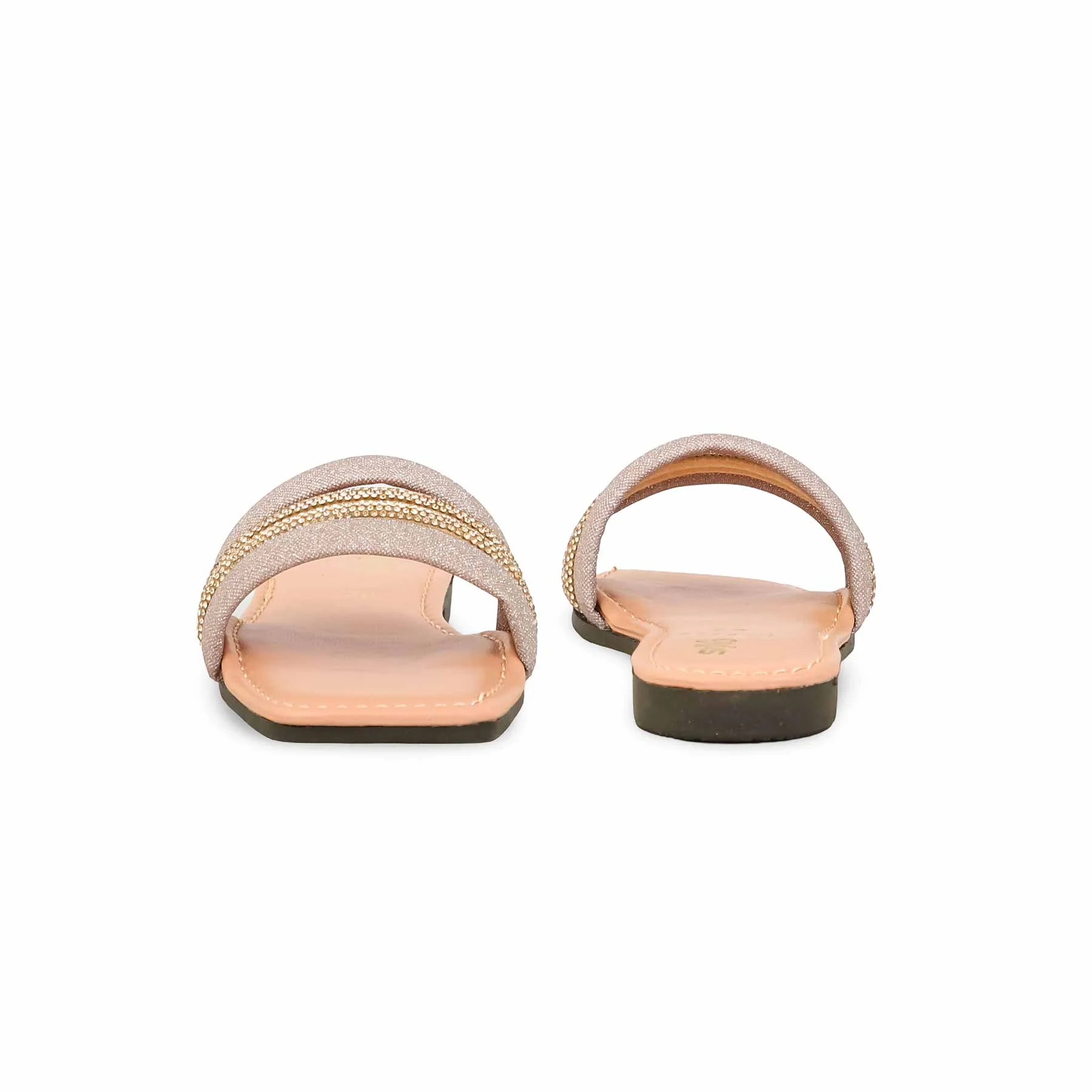 Girls Peach Fancy Slipper KD5580 - Image 3